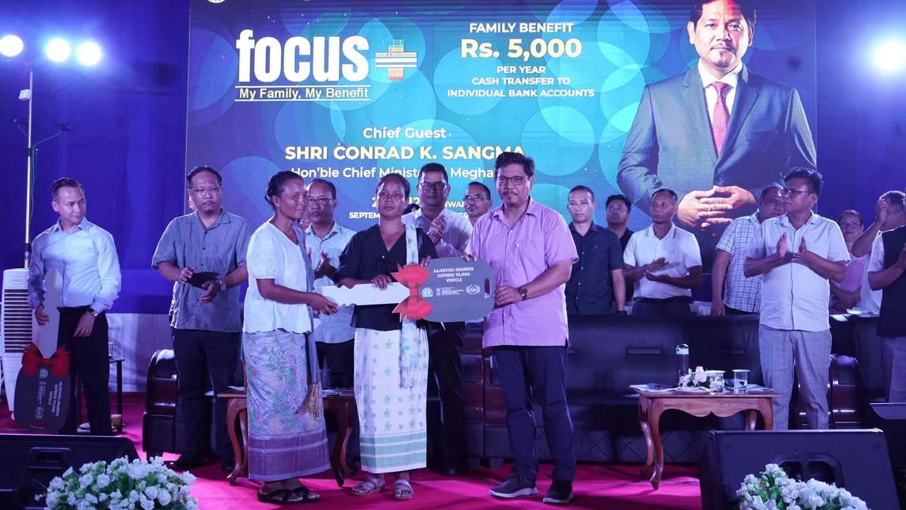 Meghalaya Links Farm Income to Water Security, Releases ₹28.60 Crore to 1.14 Lakh Households in Tura