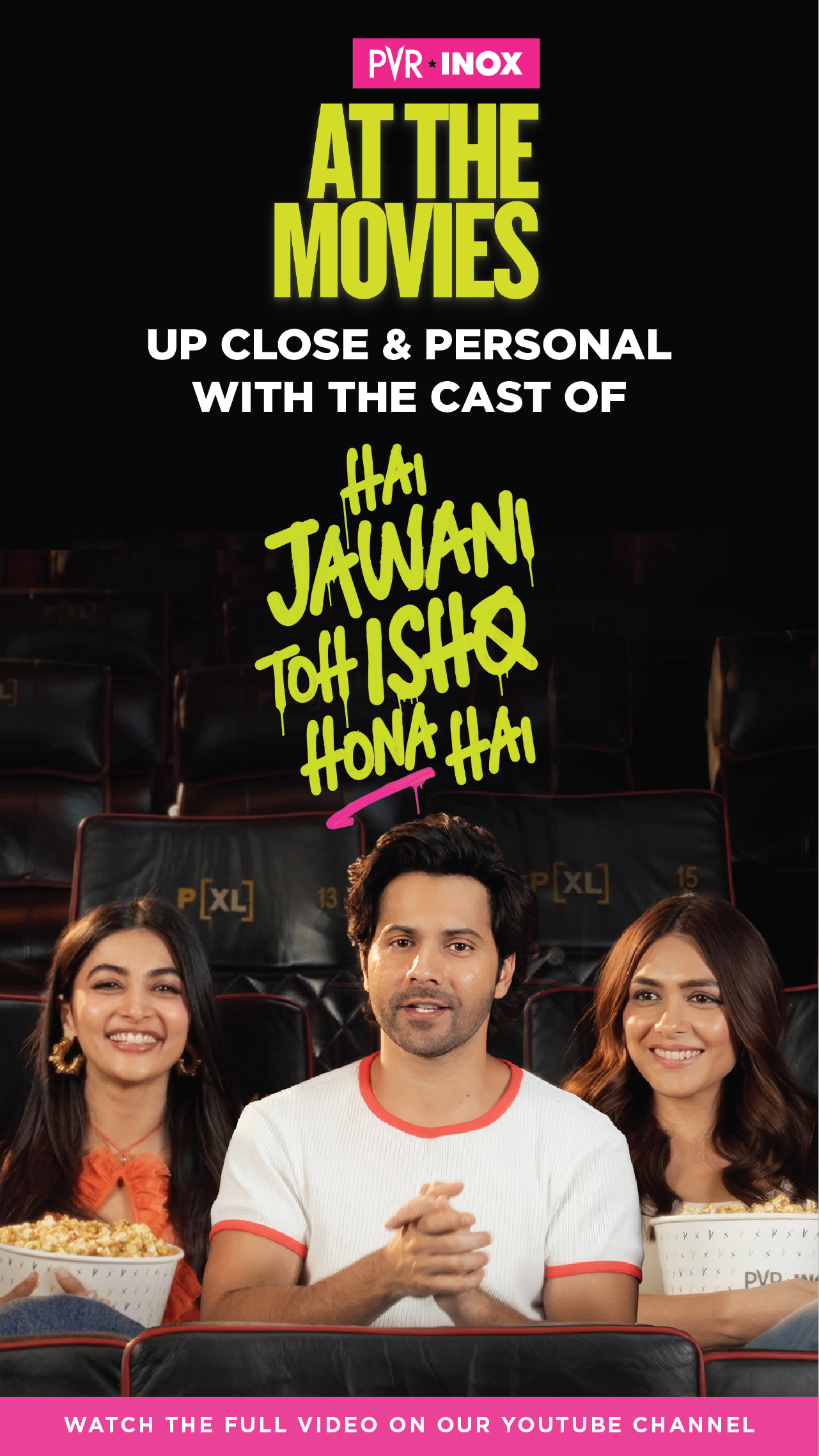 PVR INOX Launches &lsquo;At The Movies&rsquo; Featuring Varun Dhawan, Pooja Hegde and Mrunal Thakur