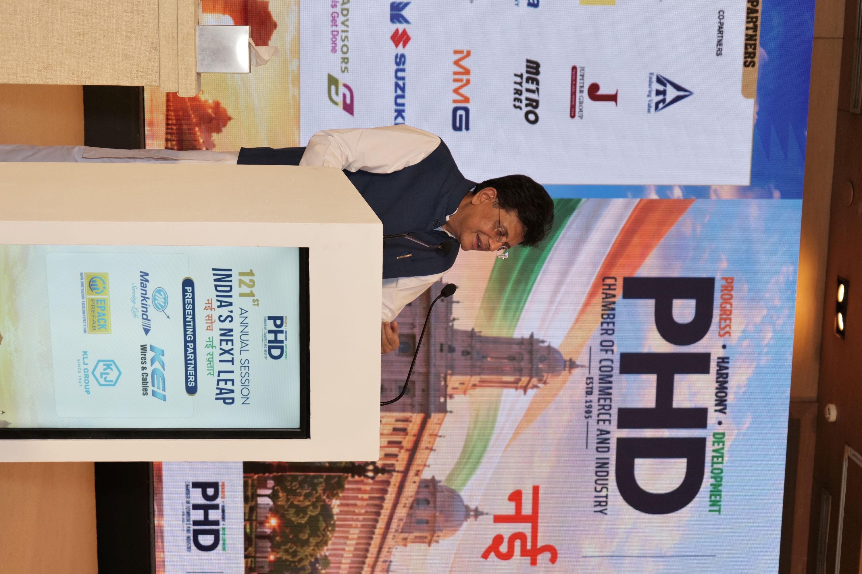 &ldquo;We shall do, we can do it, and we must do it&rdquo;: Hon&rsquo;ble Union Minister of Commerce and Industry, at PHDCCI&rsquo;s 121st Annual Session