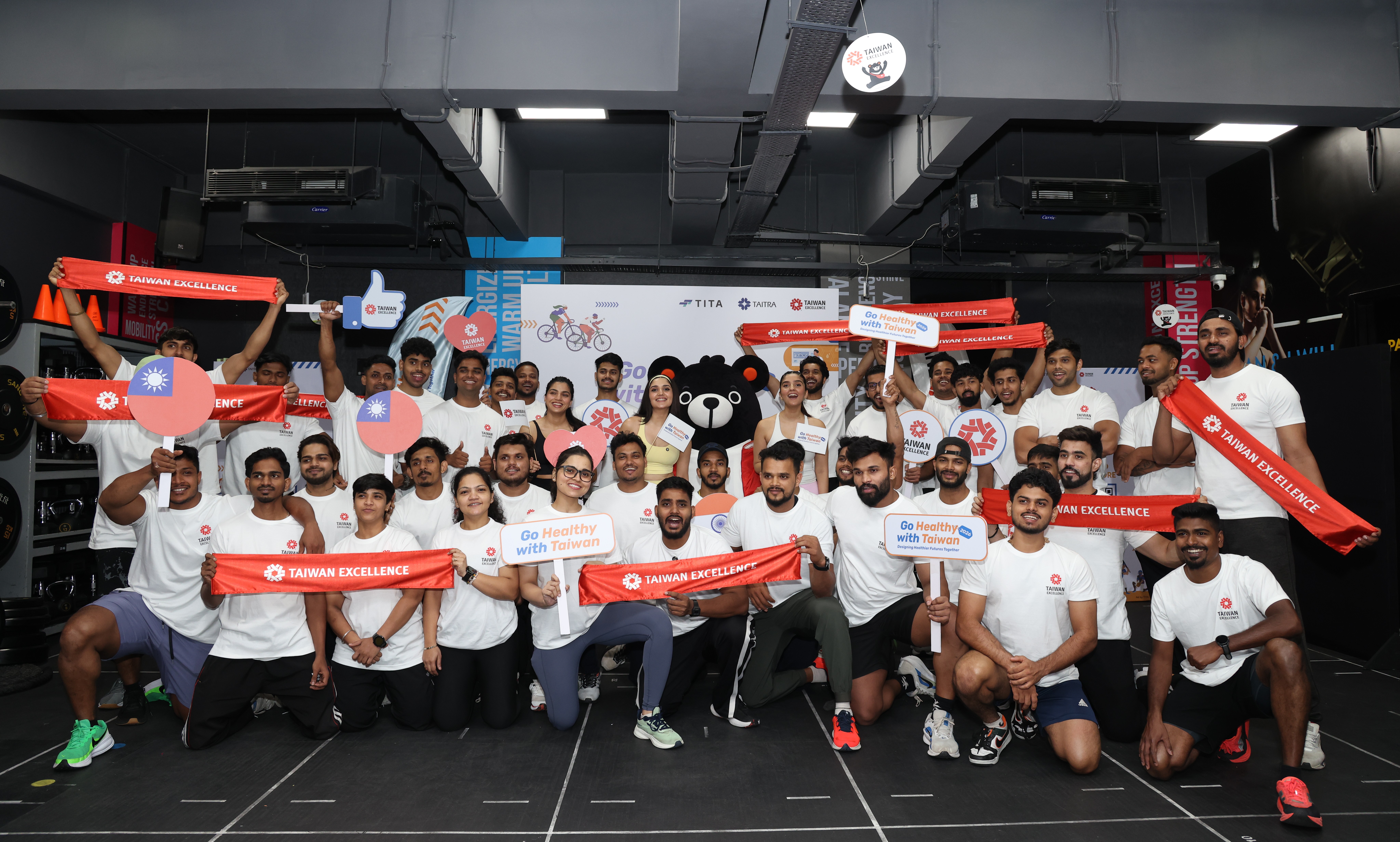 Global Campaign Go Healthy with Taiwan and FuBear Inspire India's Fitness Community Through Interactive Pop-Up Experience