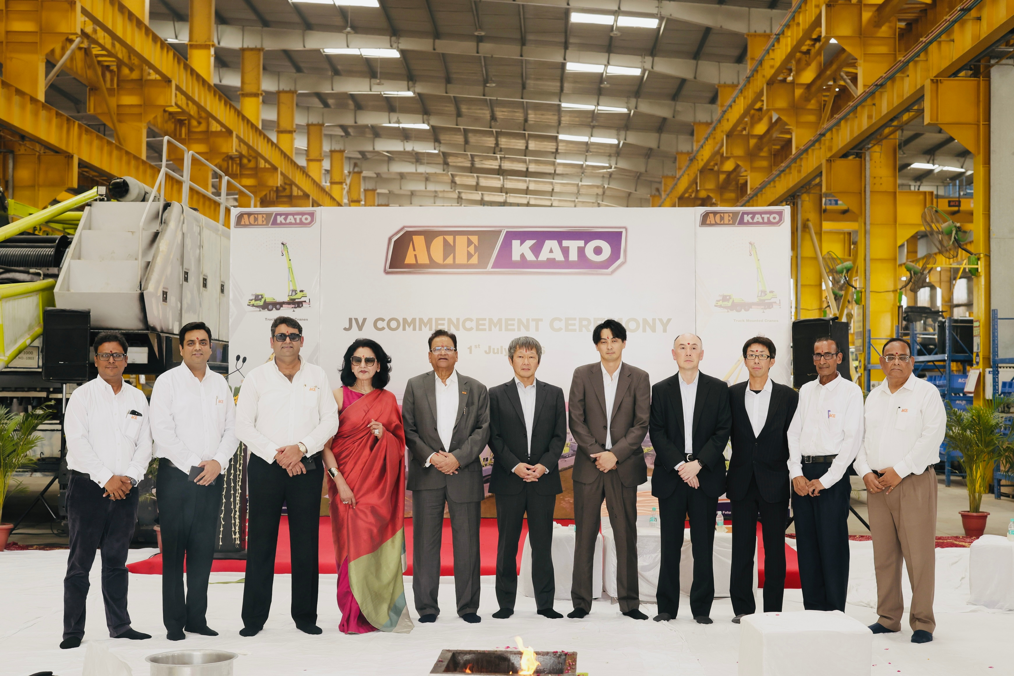 ACE India and KATO Japan Announce ACE KATO Pvt. Ltd. to Manufacture High-Capacity Cranes for India and Global Markets..