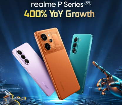 Realme P Series Sees 400 Percent YoY Growth in Flipkart Sale