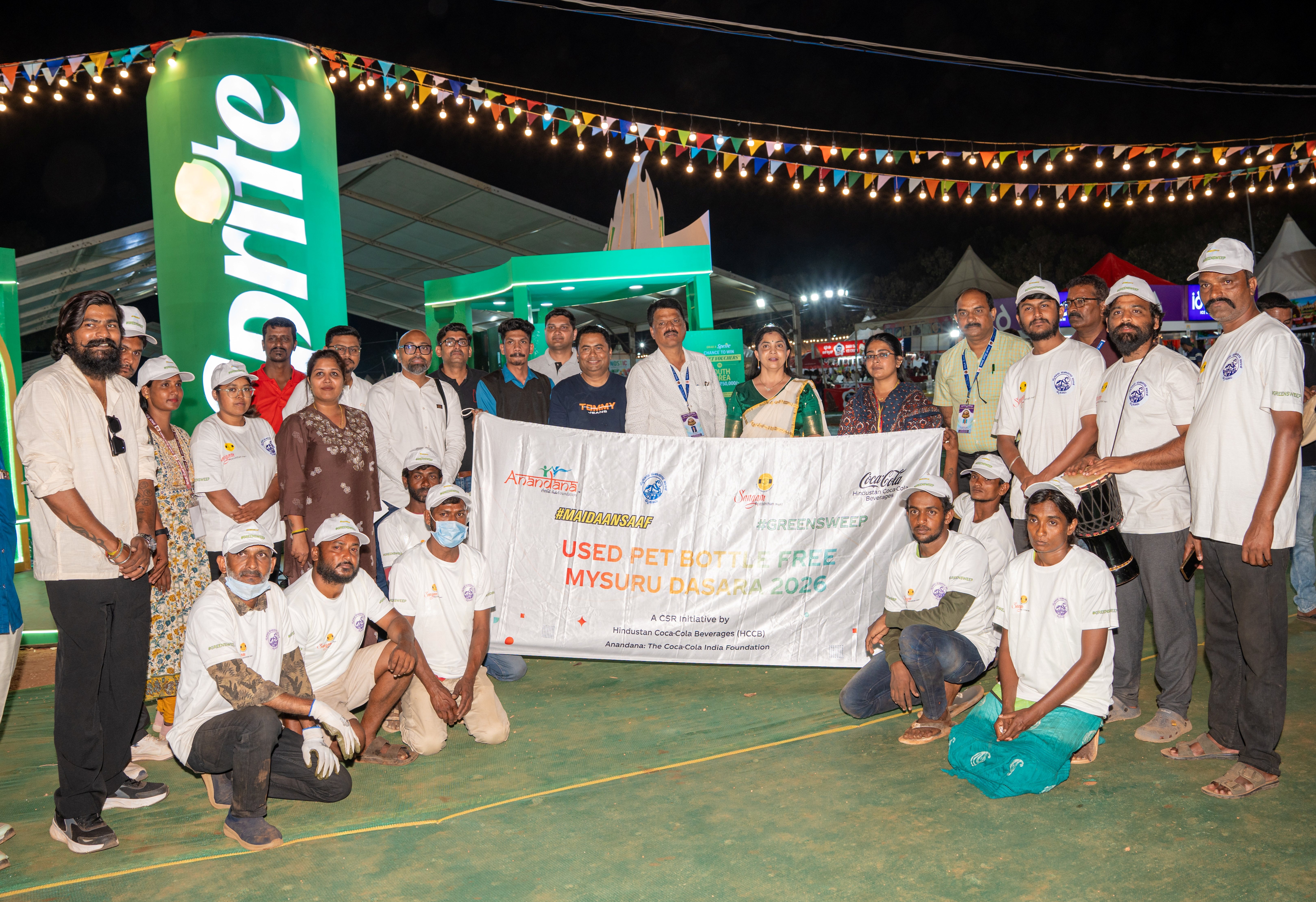 Hindustan Coca-Cola Beverages (HCCB) in collaboration with Mysuru City Corporation, inaugurates Used PET Bottle Collection Drive at Mysuru Dasara 2026