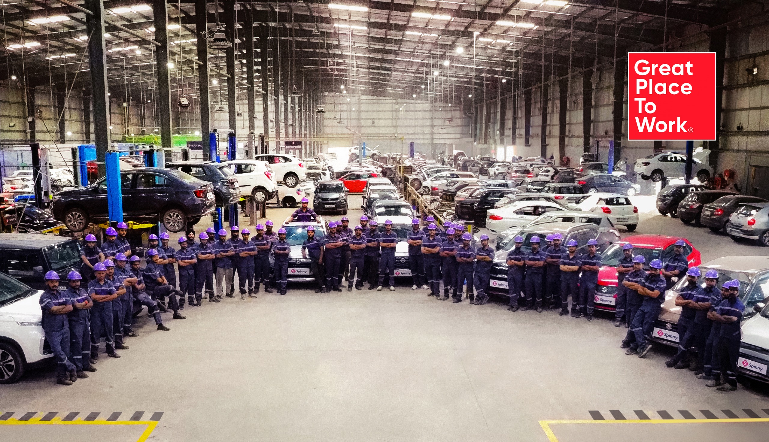 Spinny earns Great Place To Work Certification, recognising the people behind #SquadSpinny