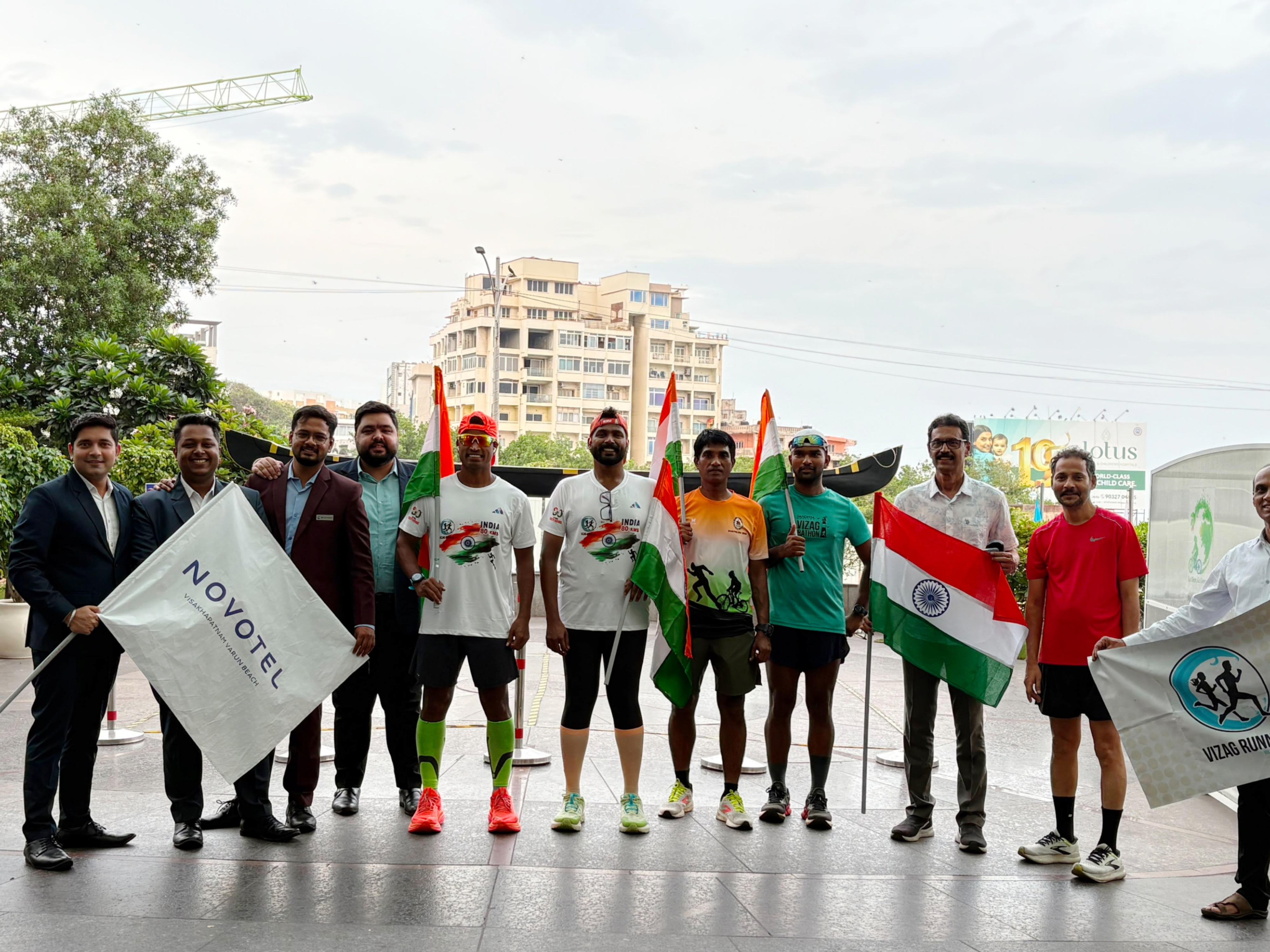 80 KM for 80 Years &ndash; Novotel Vizag&rsquo;s Independence Day Run