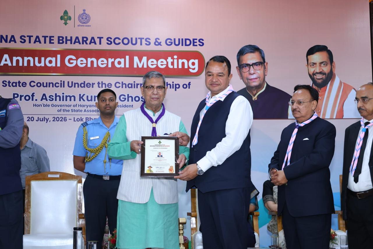 Annual Meeting of Haryana Bharat Scouts and Guides Sees Appointment of New State Office-Bearers