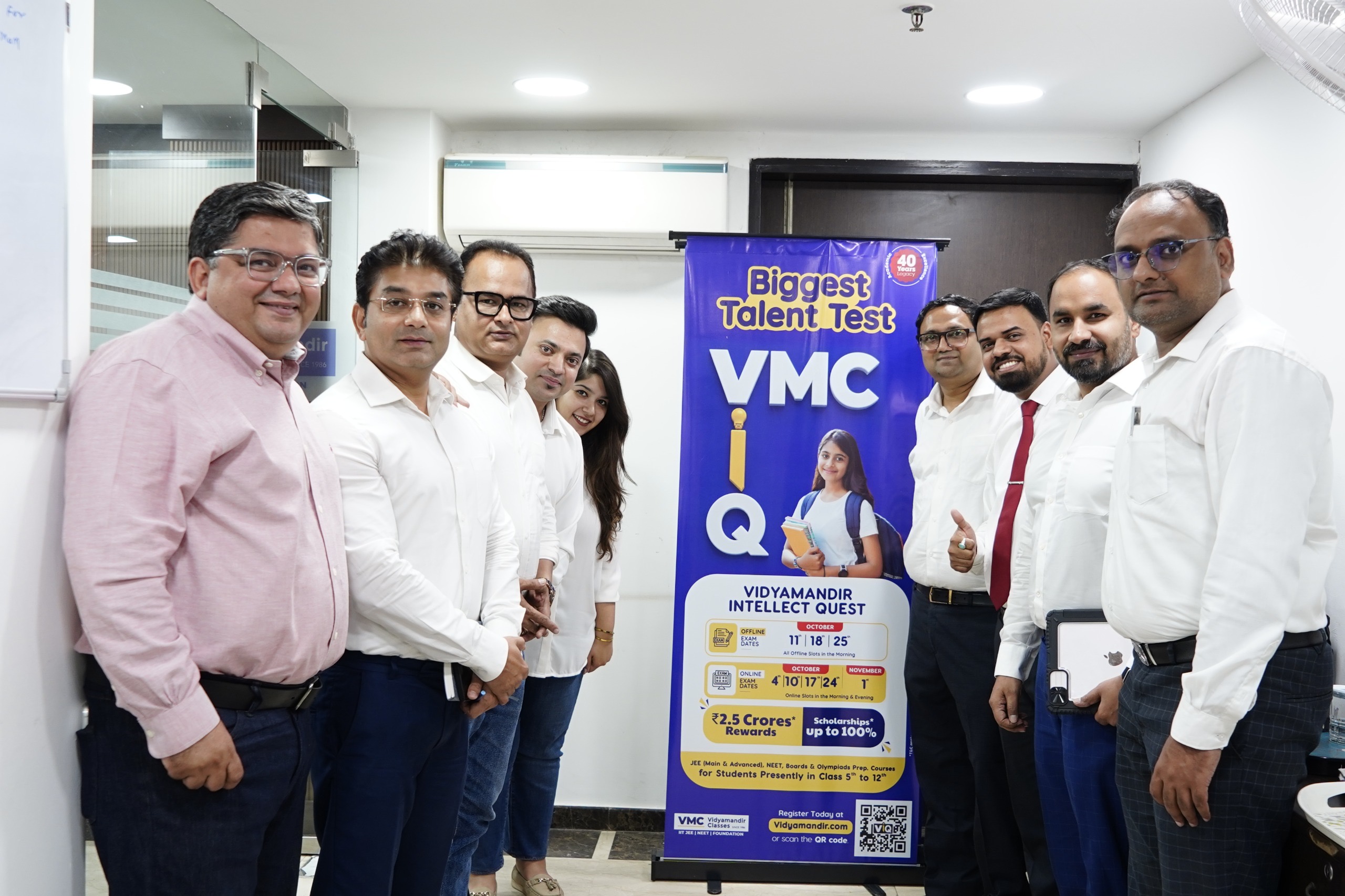 Vidyamandir Classes Launches VIQ 2026; Offers Scholarships up to 100%,Rs.2.5 Crore Rewards for Students of Classes 5&ndash;12