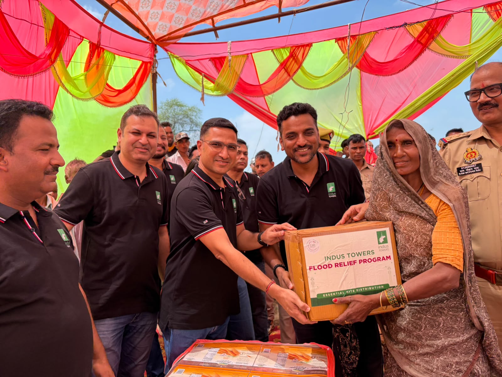 Indus Towers Extends Relief Support to Flood-Affected Families in Uttar Pradesh