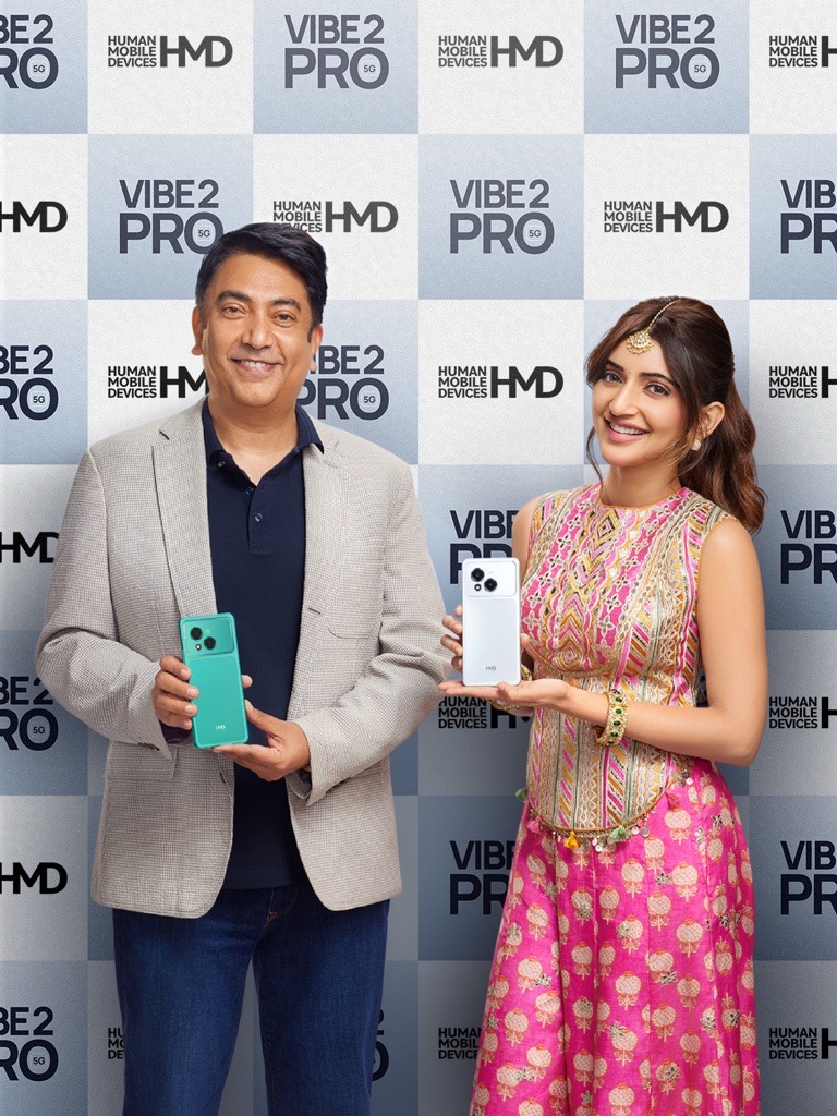 HMD Turns Up the Vibe: Sreeleela Named the Vibe Face of HMD Smartphones