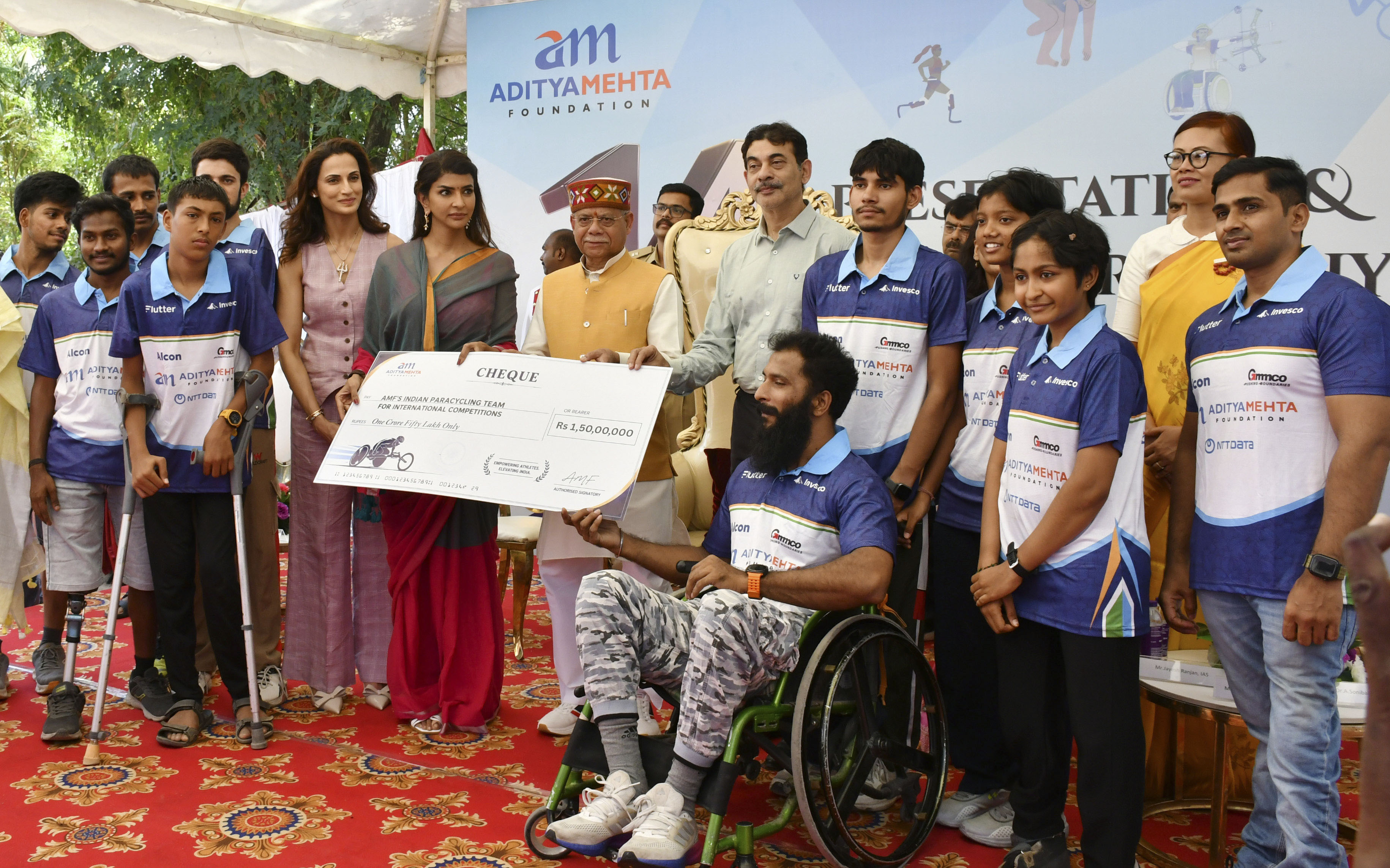 Telangana Governor Shiv Pratap Shukla Felicitates Para-Athletes at Aditya Mehta Foundation&rsquo;s 14th Felicitation Ceremony