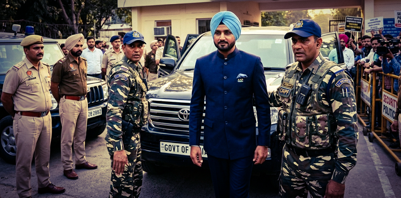 Centre Deploys CRPF Security for Harbhajan Singh After Punjab Withdraws State Cover