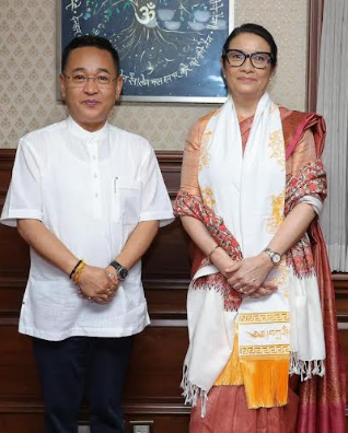 Chief Minister Prem Singh Tamang Congratulates Justice Meenakshi Madan Rai on Elevation as Chief Justice of Patna High Court