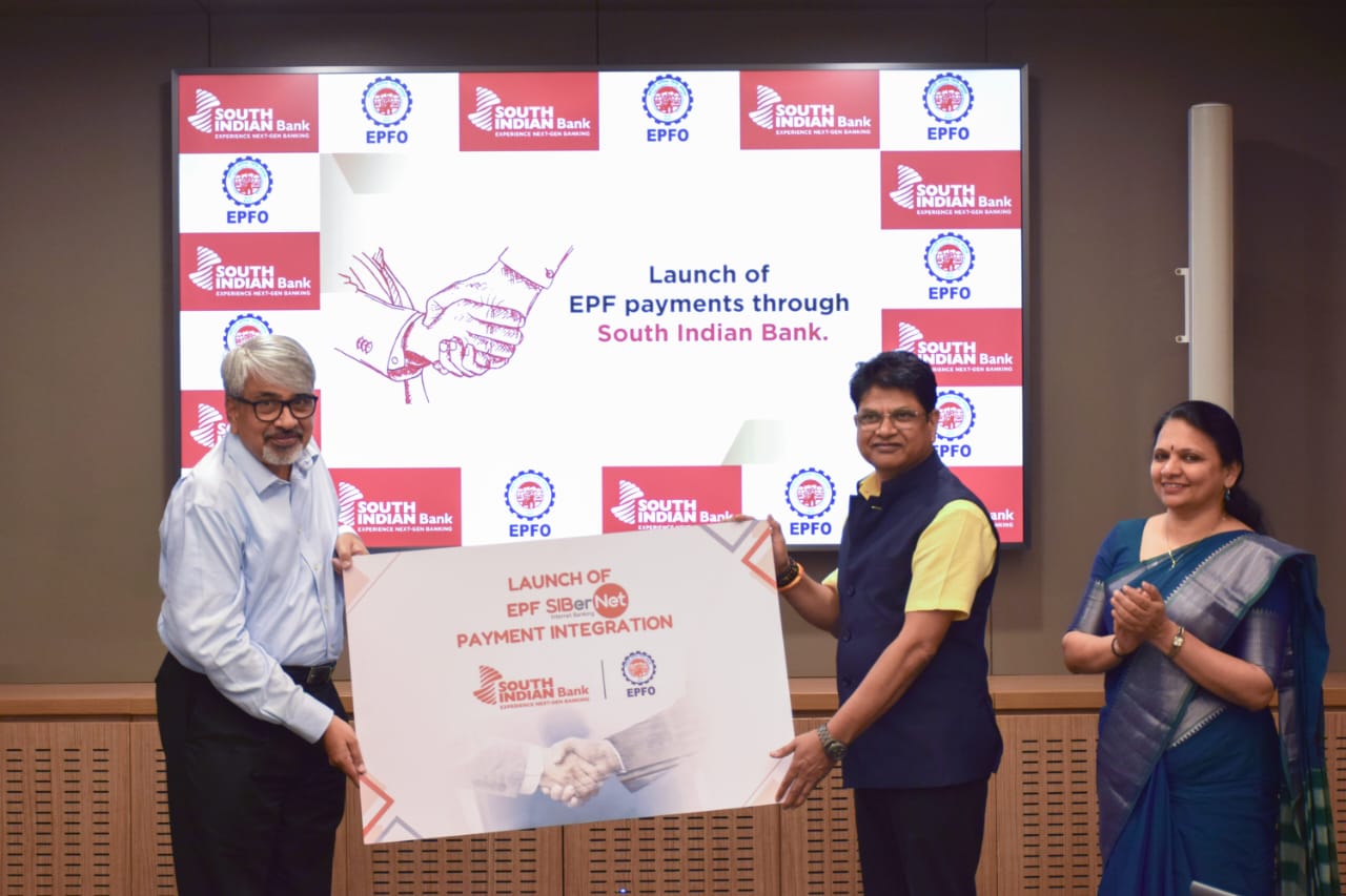 South Indian Bank Enables EPF Payments via SIBerNet with EPFO