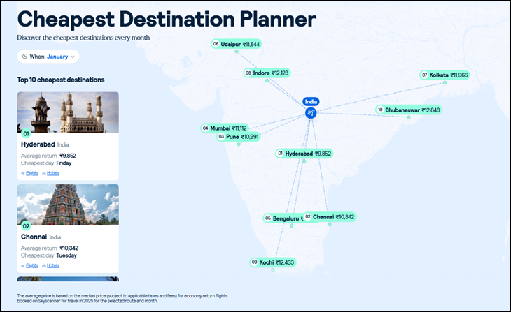 Skyscanner Launches a Smarter Way to Find 2026’s Cheapest Destinations