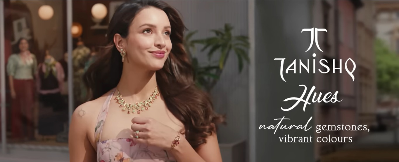 TANISHQ FORAYS INTO NATURAL GEMSTONES CATEGORY WITH TRIPTII DIMRI AS THE FACE OF ITS NEW TVC