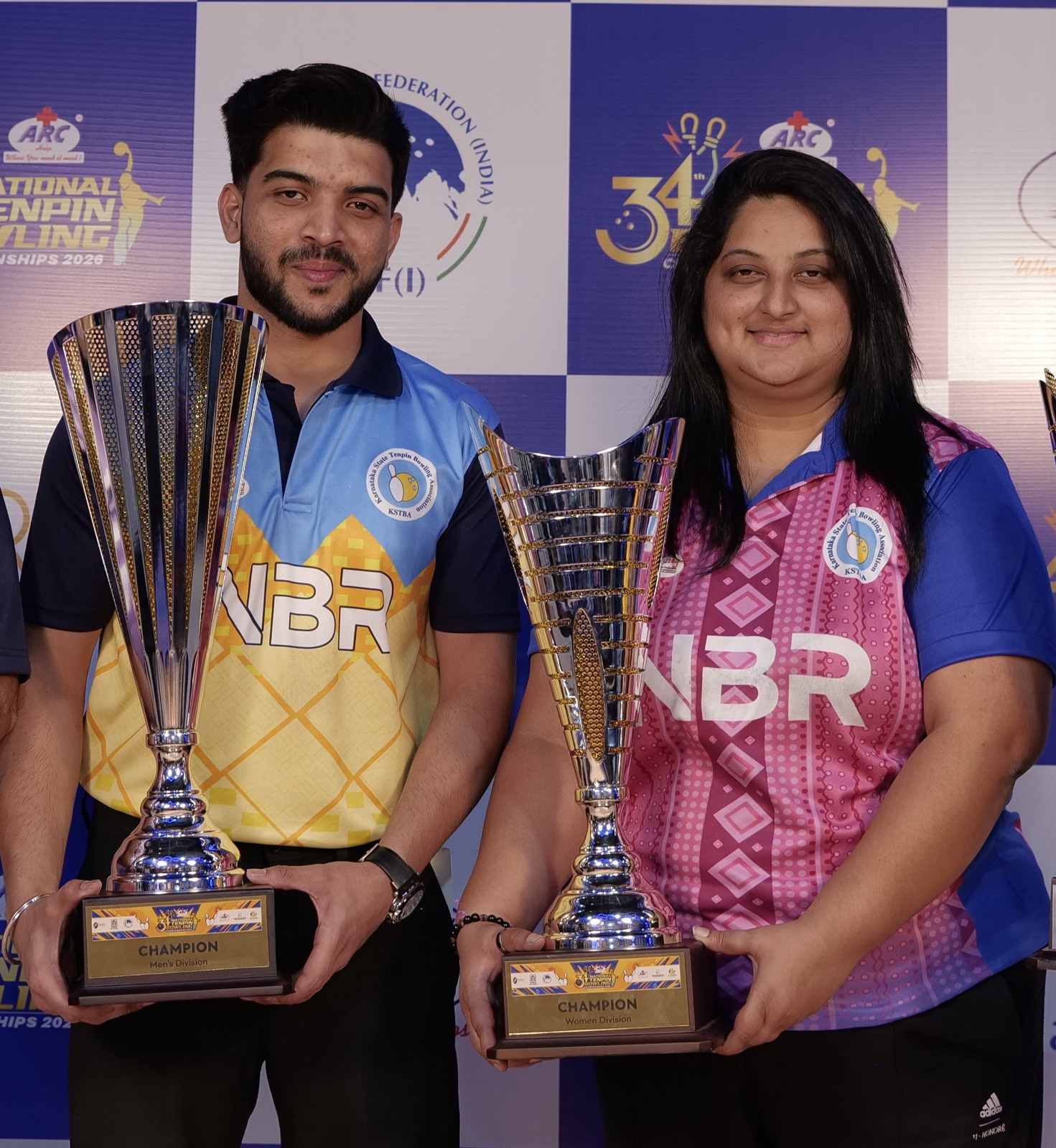 Kishan R and Preemal J Crowned Champions at ARC 34th National Tenpin Bowling Championships