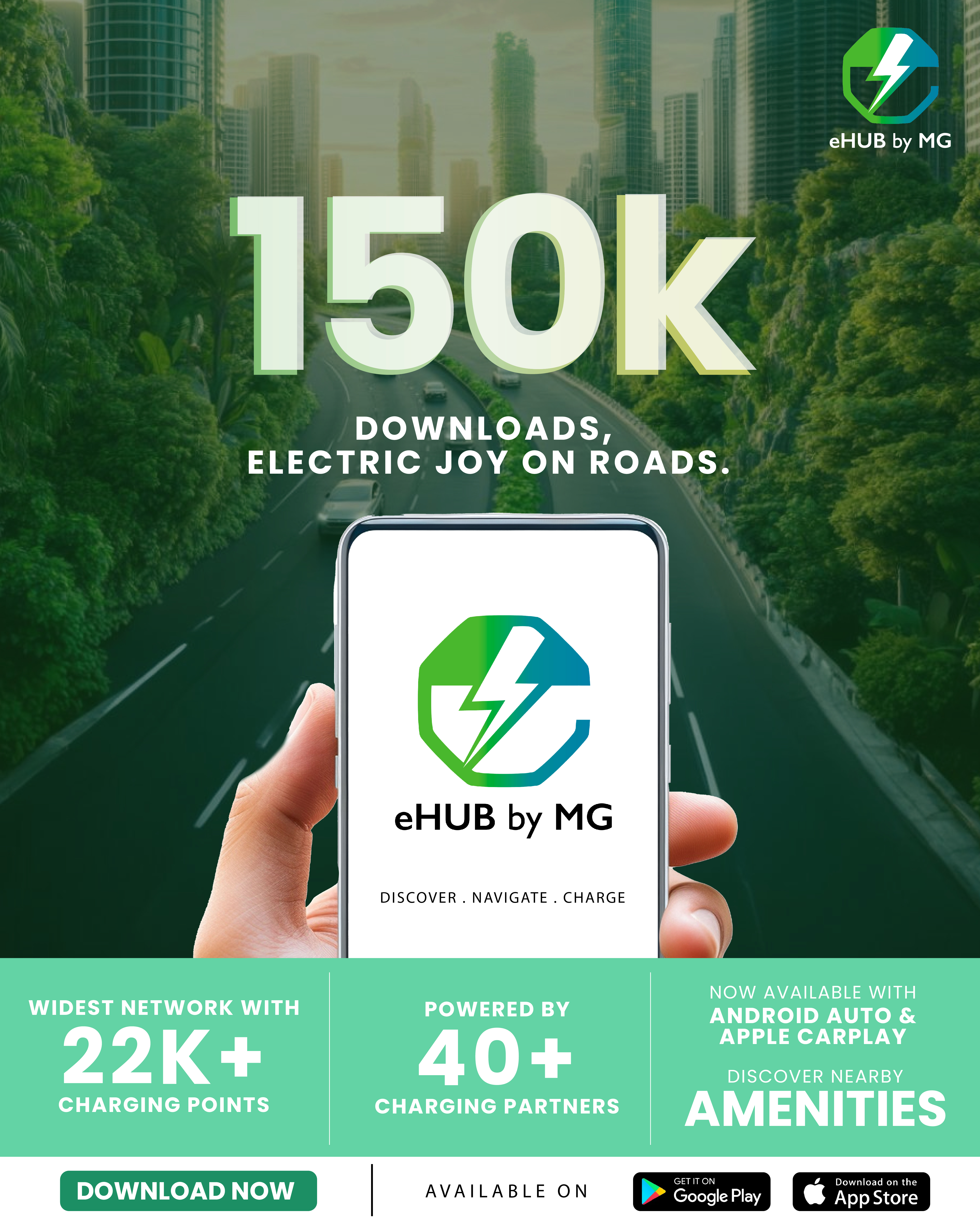 e-Hub by MG becomes India&rsquo;s Largest Unified EV Charging App