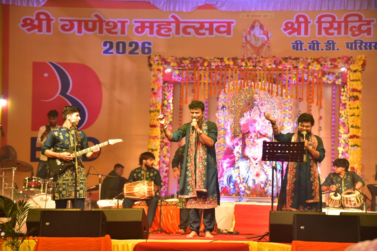 Grand Five-Day Shri Ganpati Mahotsav 2026 Begins at Babu Banarasi Das University Campus, Lucknow; Sadho Band's Devotional Performance Sets the Tone for the Festivities