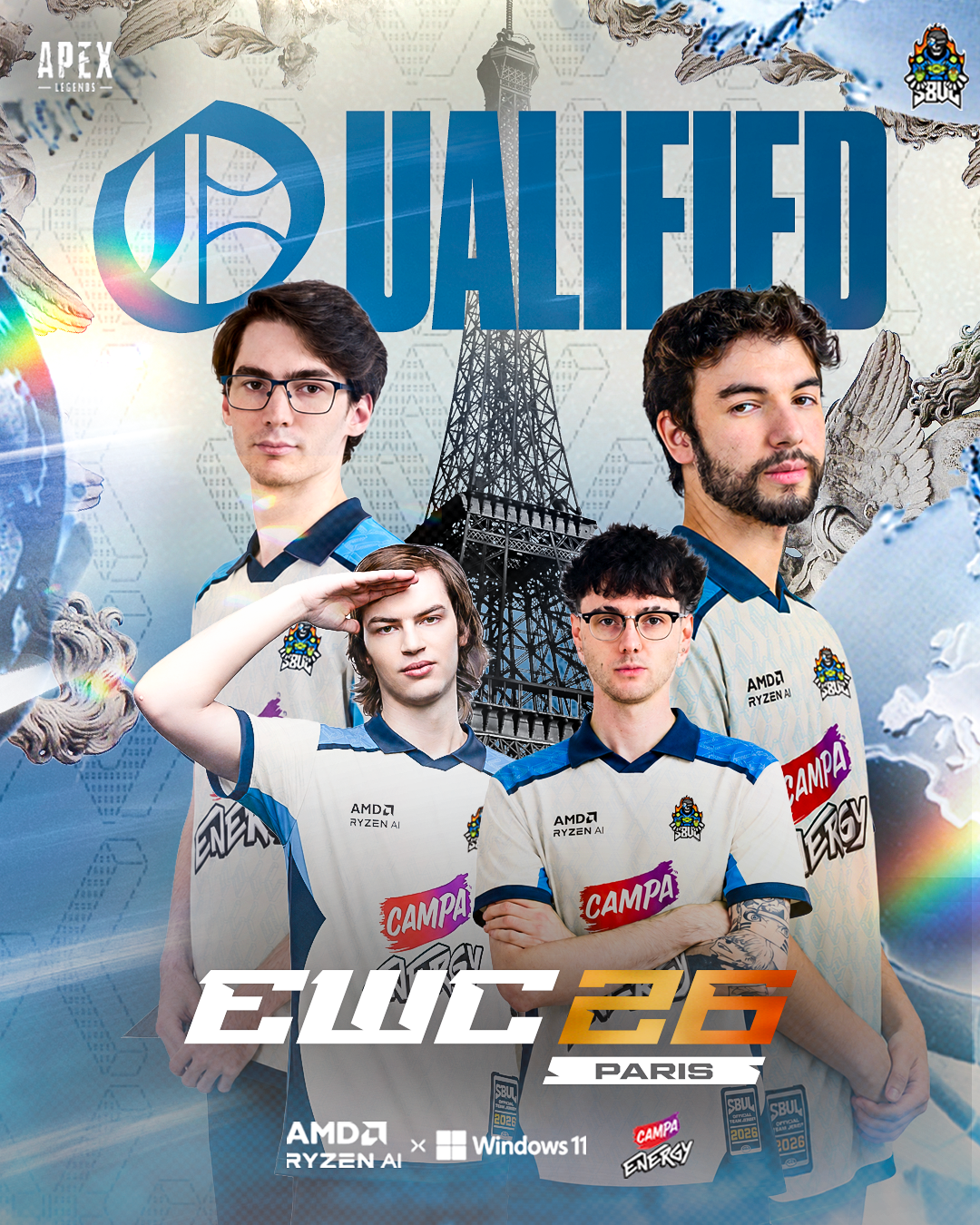 S8UL’s Apex Legends team qualifies for Esports World Cup 2026