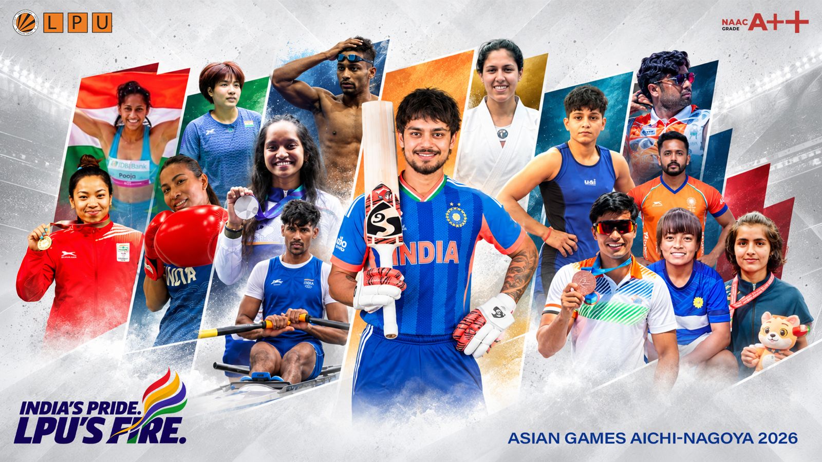 58 LPU Students to Represent India Across 15 Sports at Asian Games 2026