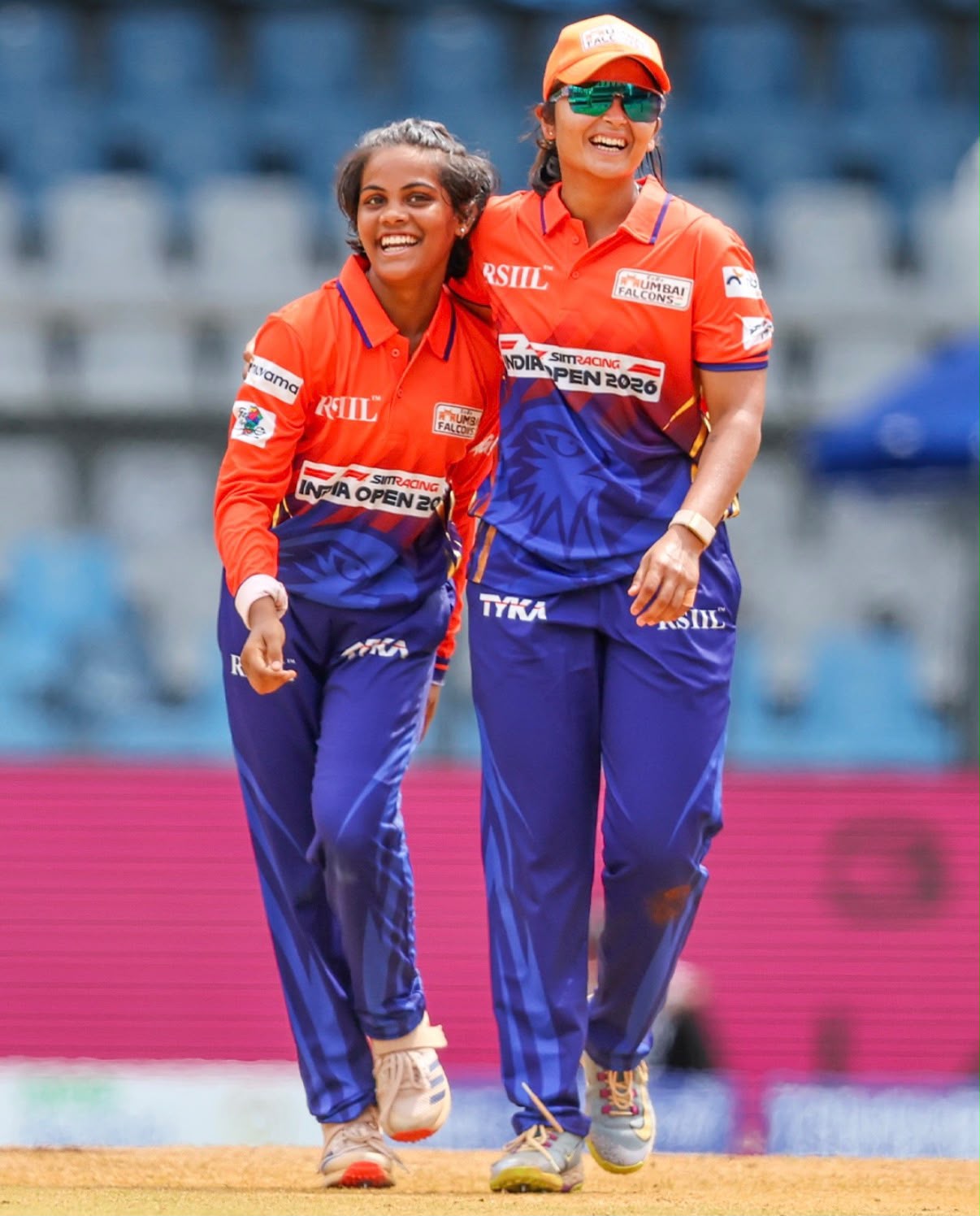 13-Year-Old Swara Jadhav Claims Purple Cap as SoBo Mumbai Falcons Lift Inaugural T20 Mumbai Women's League Trophy