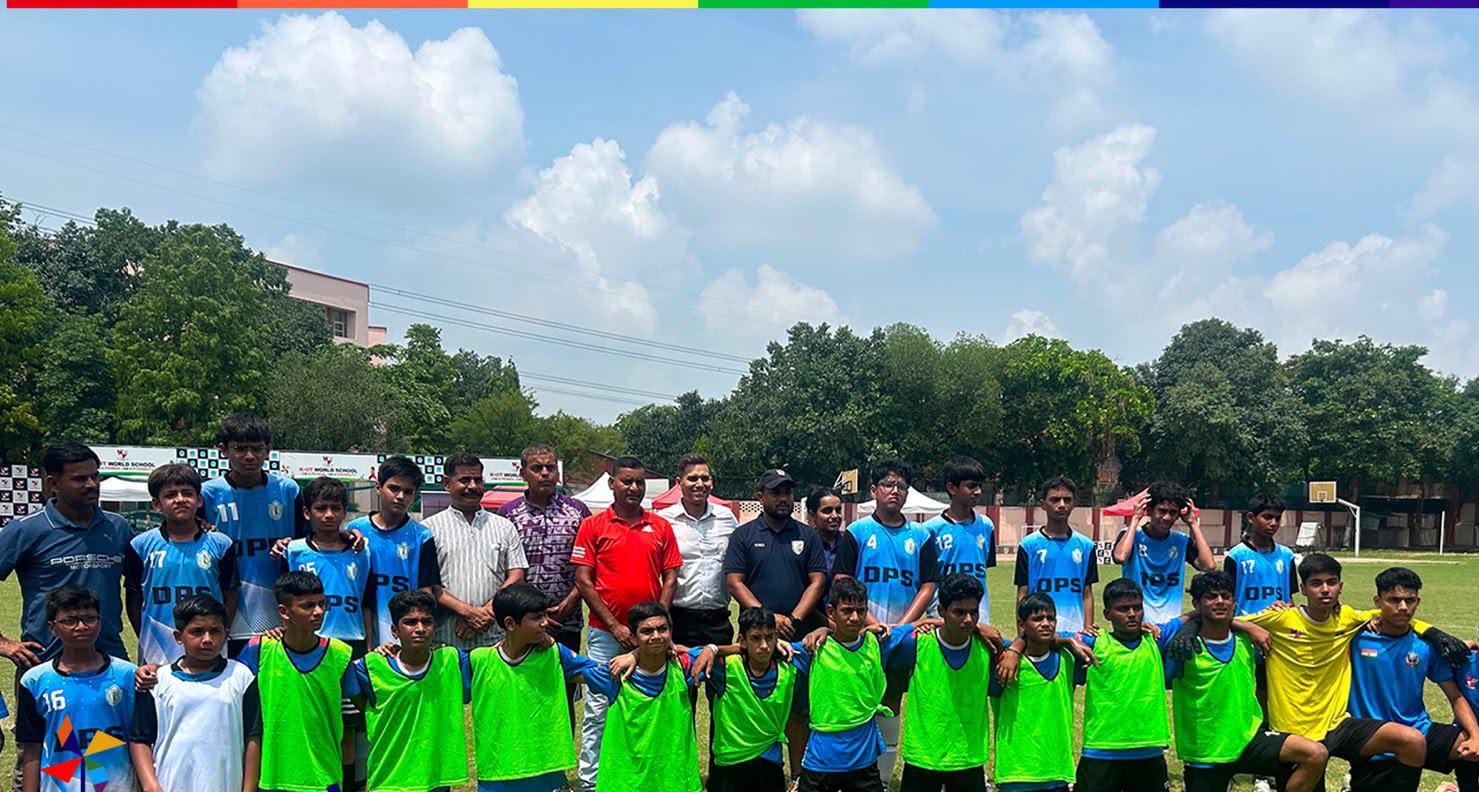 Exciting Matches Mark Day One of CBSE Cluster Under-14 Boys Football Tournament at K-IIT World School