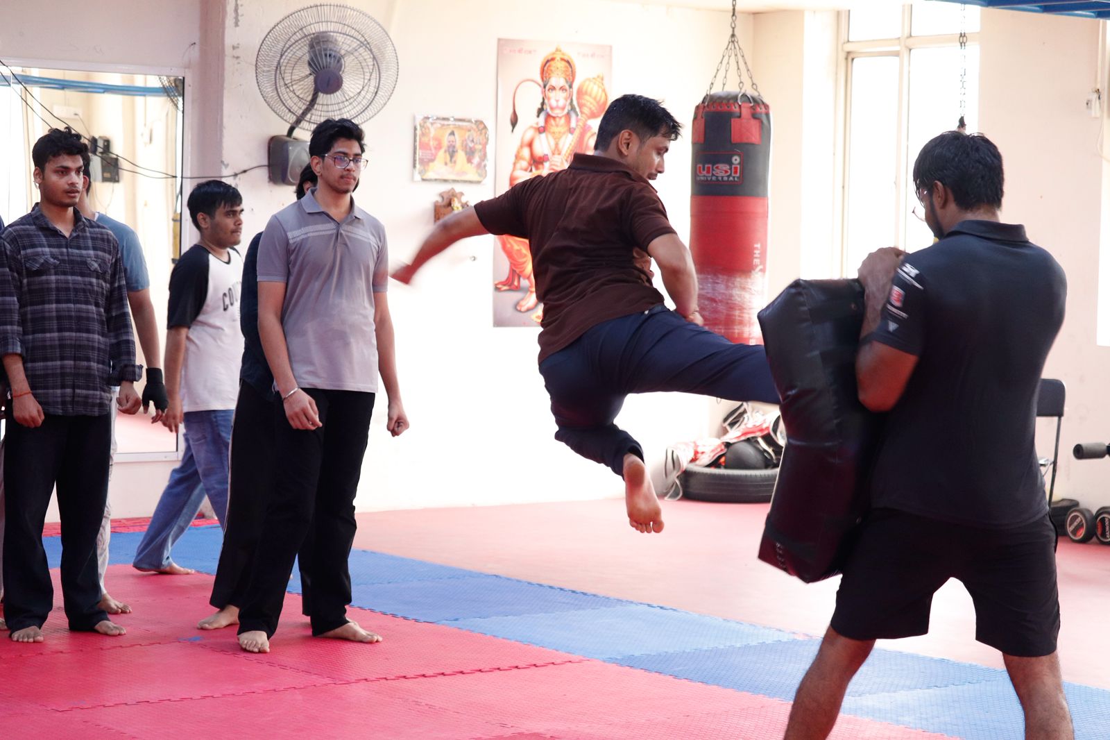 IMS Noida Students Showcase Sporting Spirit in Football, Volleyball, Cricket and Boxing on National Sports Day