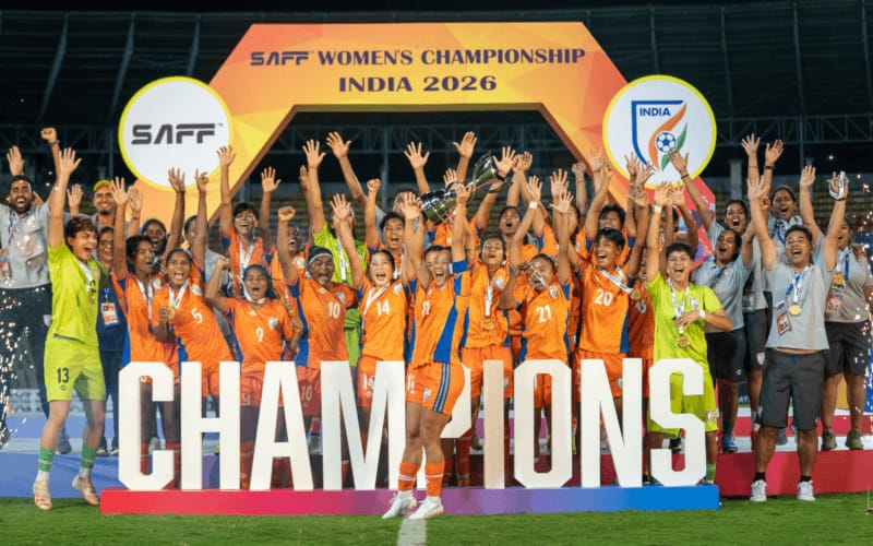 India Women&rsquo;s Football Team Wins SAFF Women&rsquo;s Championship 2026
