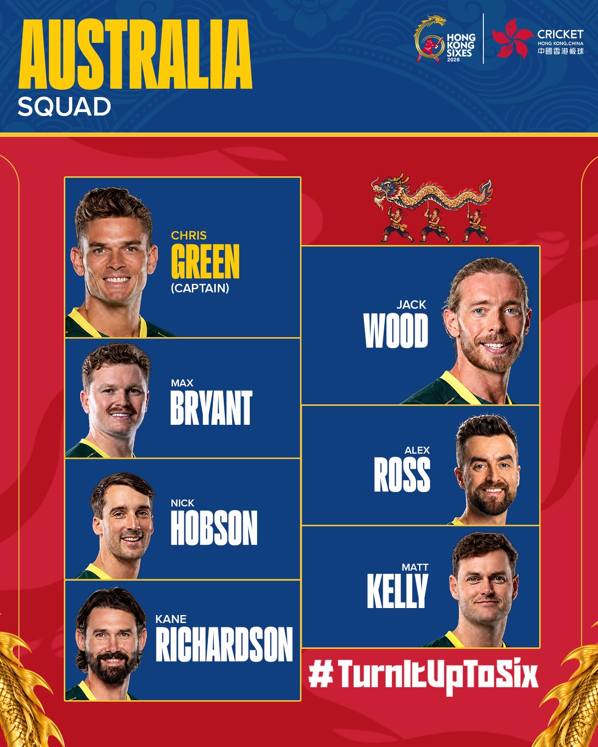 Australia announce squad for Hong Kong Sixes 2026, Chris Green to Lead the Side