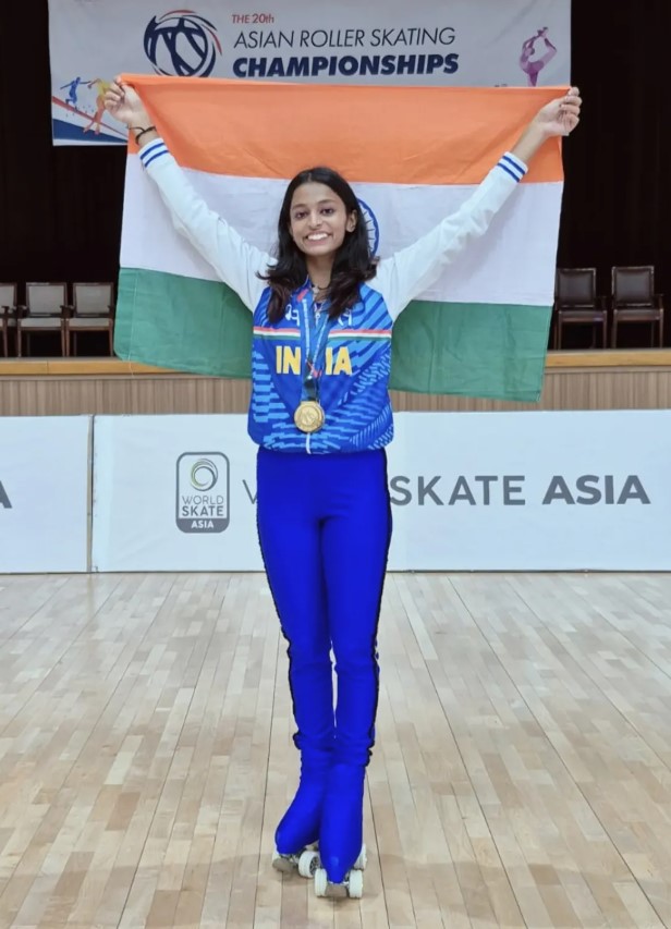 VNR VJIET Student Shriya Murali Bags Bronze at 21st Ice Skating National Championship 2026
