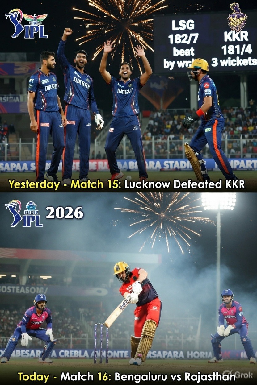 Lucknow Super Giants Stun Kolkata Knight Riders with Last-Over Thriller, Win by 3 Wickets