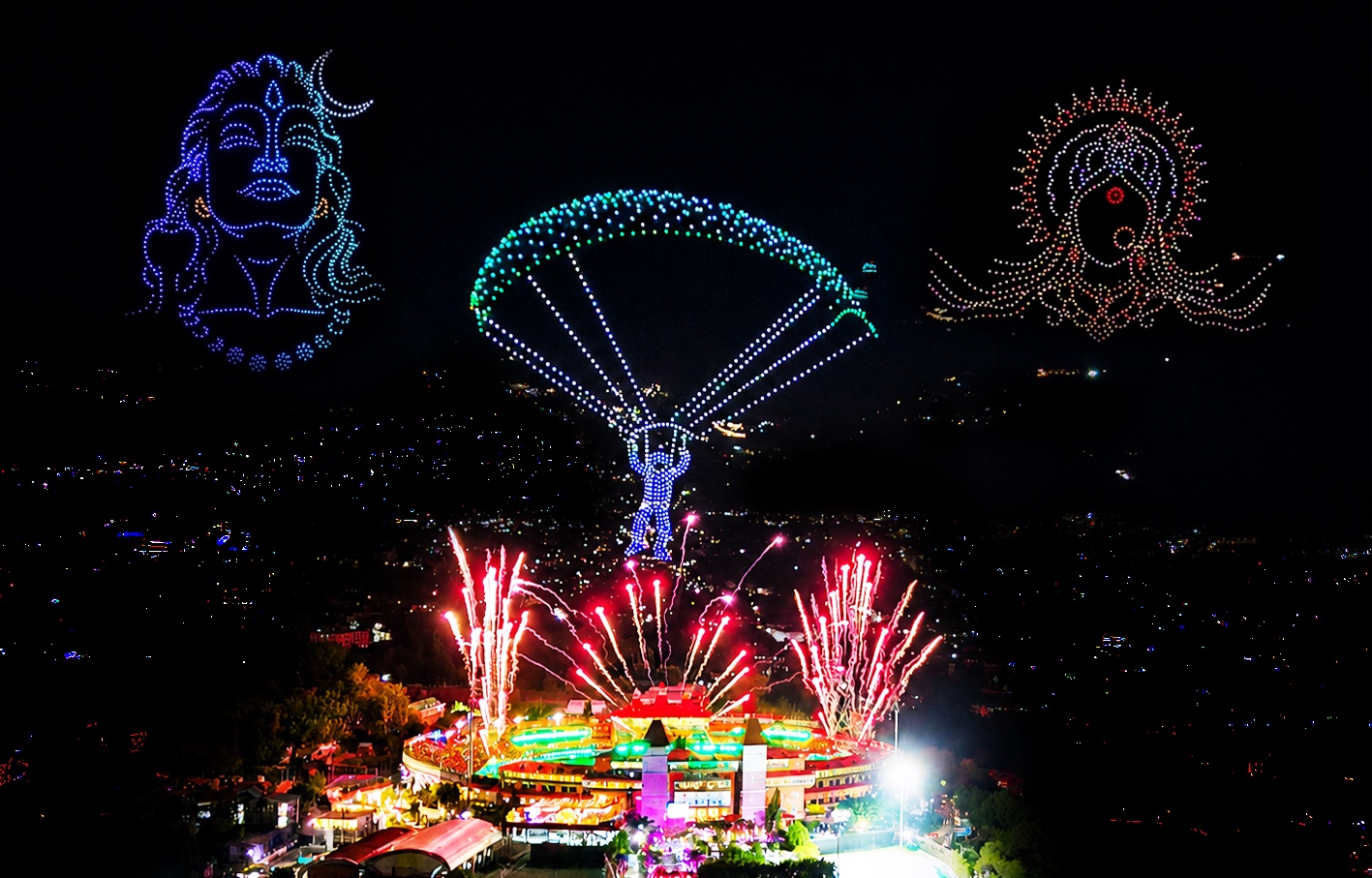 Beatit Entertainment Elevates Cricket Fan Experience with Drone & Light Show During India vs Afghanistan Match in Dharamshala