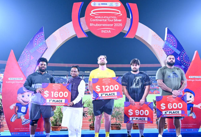 Bhubaneswar Hosts Athletics Continental Tour Silver 2026 at Kalinga Stadium