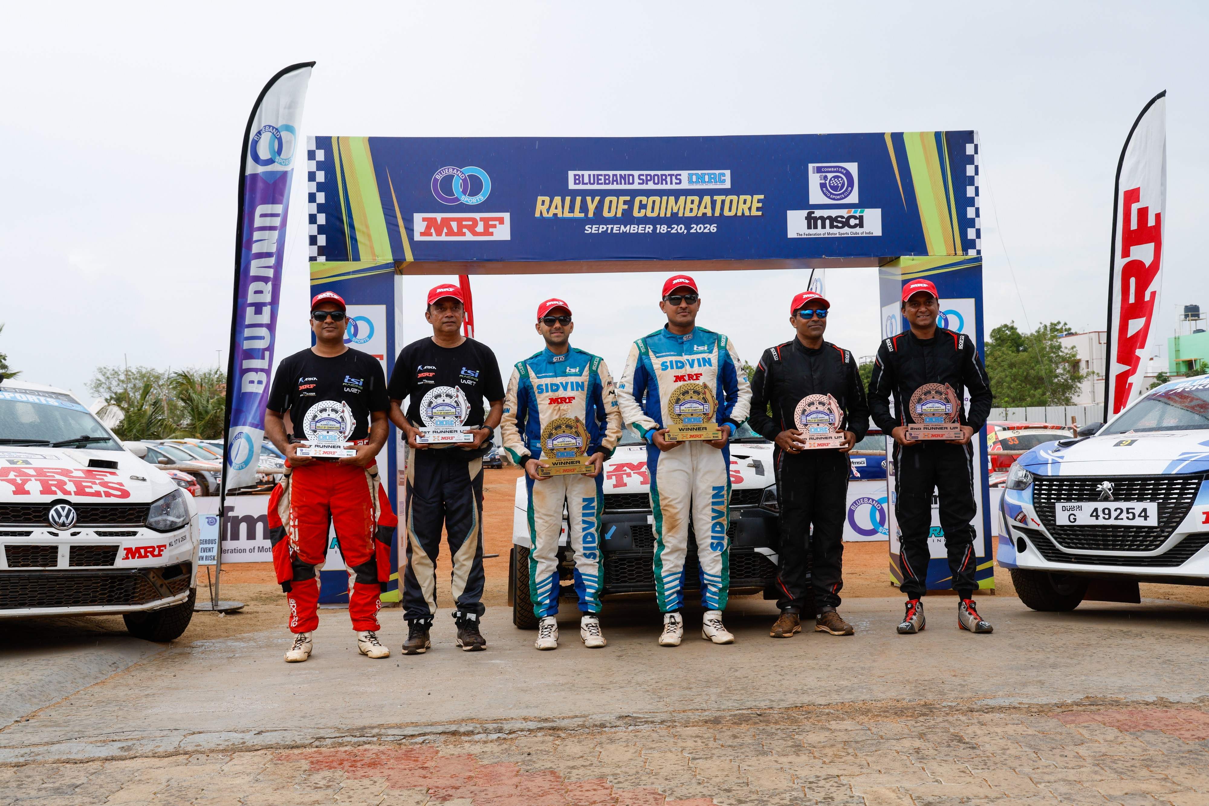 Macarenhas Reels In Kadur to Win Rally of Coimbatore by 23 Seconds as INRC Round 2 Is Settled in the Gravel Dust