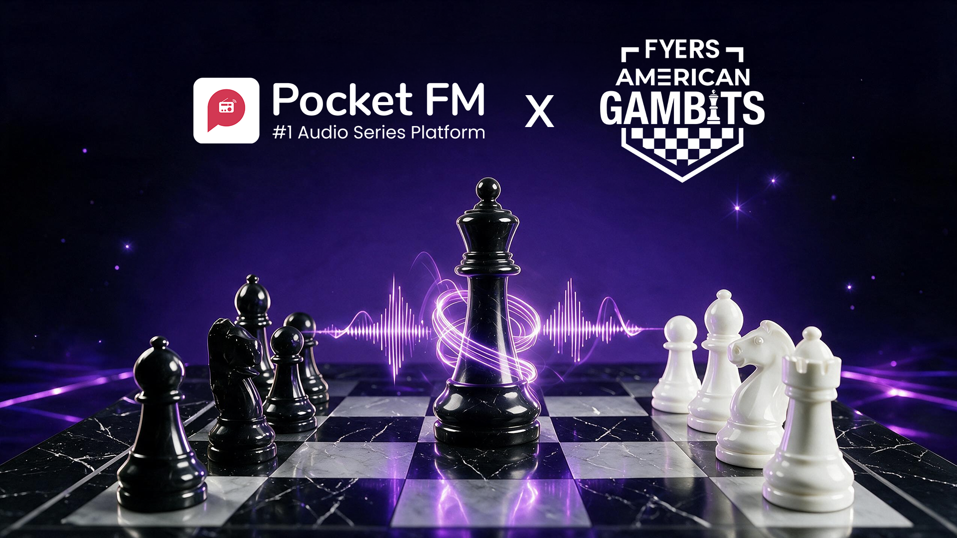 Pocket FM Partners with FYERS American Gambits for Global Chess League 2026