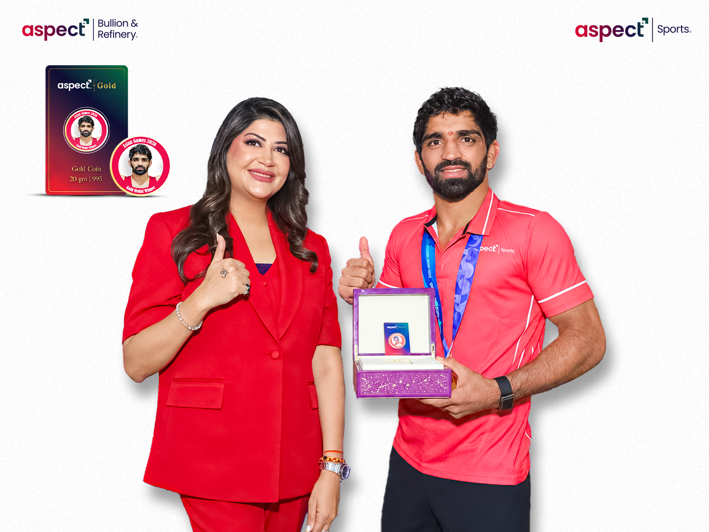 Aksha Kamboj Honours Aman Sehrawat for His Historic Asian Games Gold Medal Win