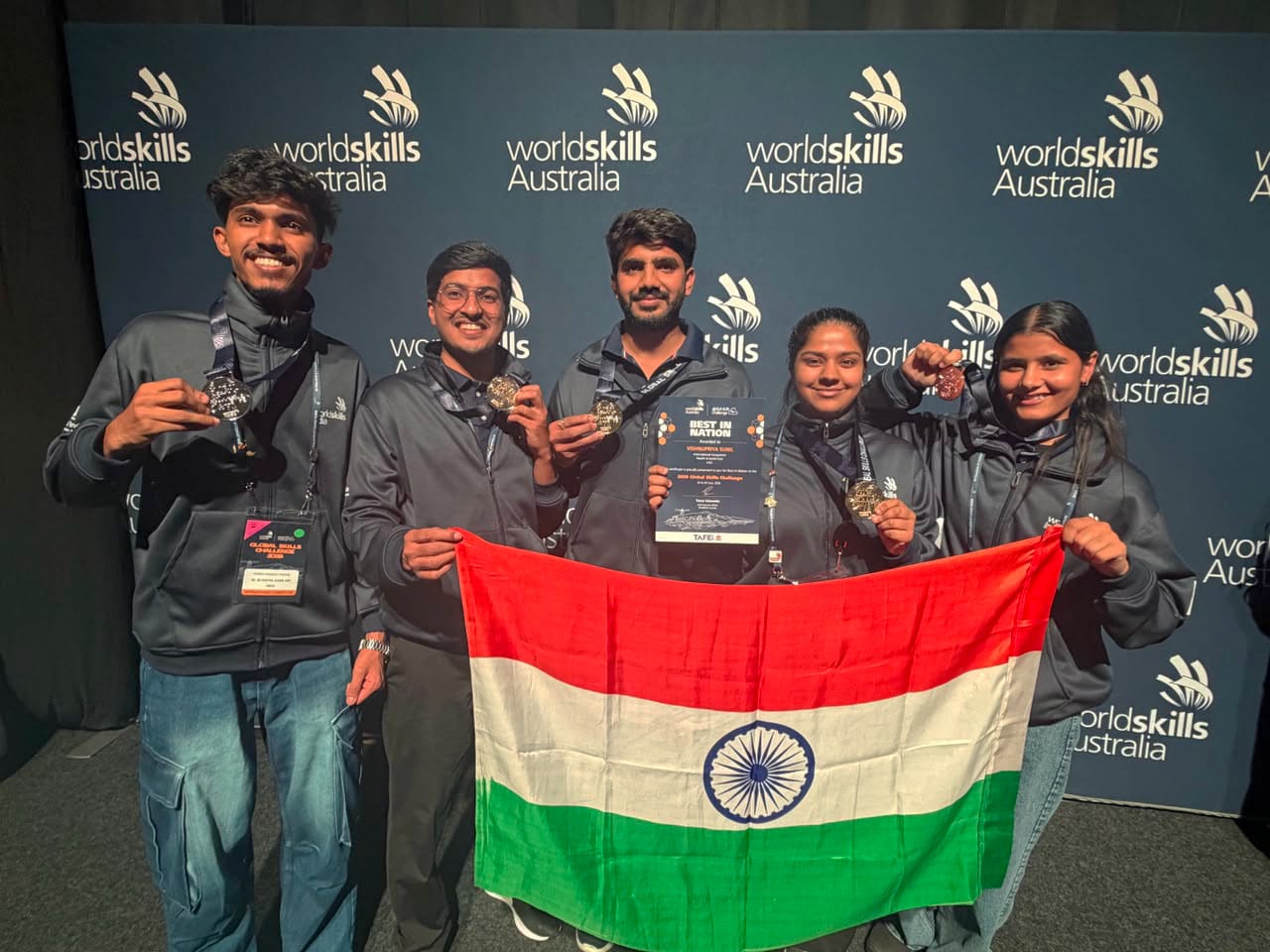 Team India Clinches 3 Gold, 1 Silver and 1 Bronze at Global Skills Challenge Australia 2026, Boosts WorldSkills Shanghai Preparations