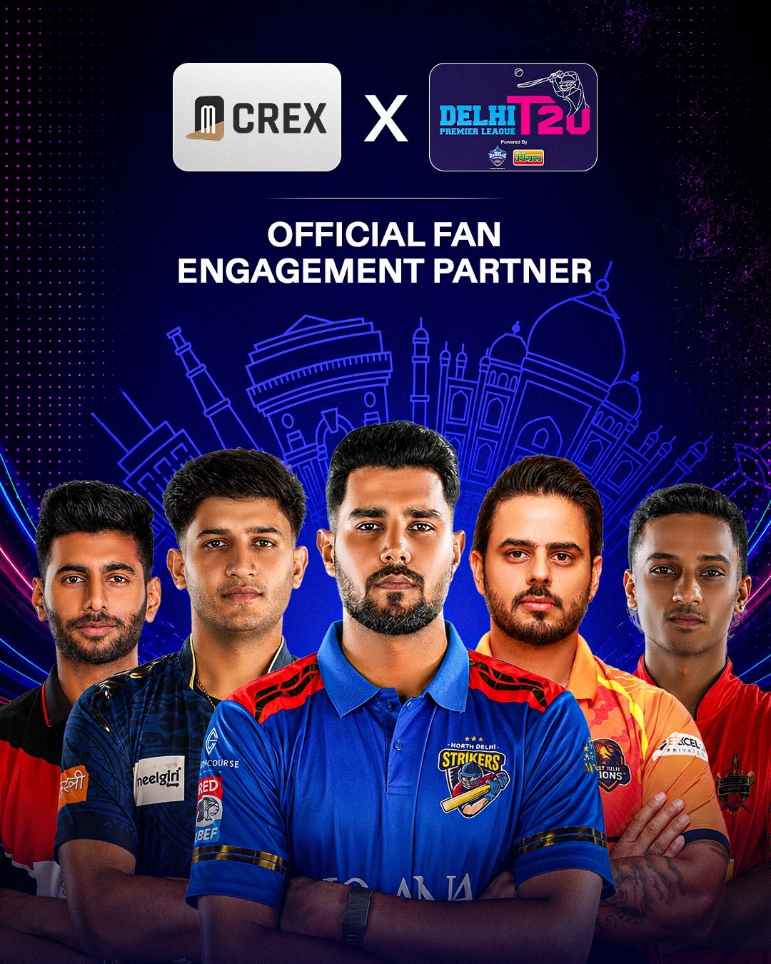 CREX Partners with Delhi Premier League 2026