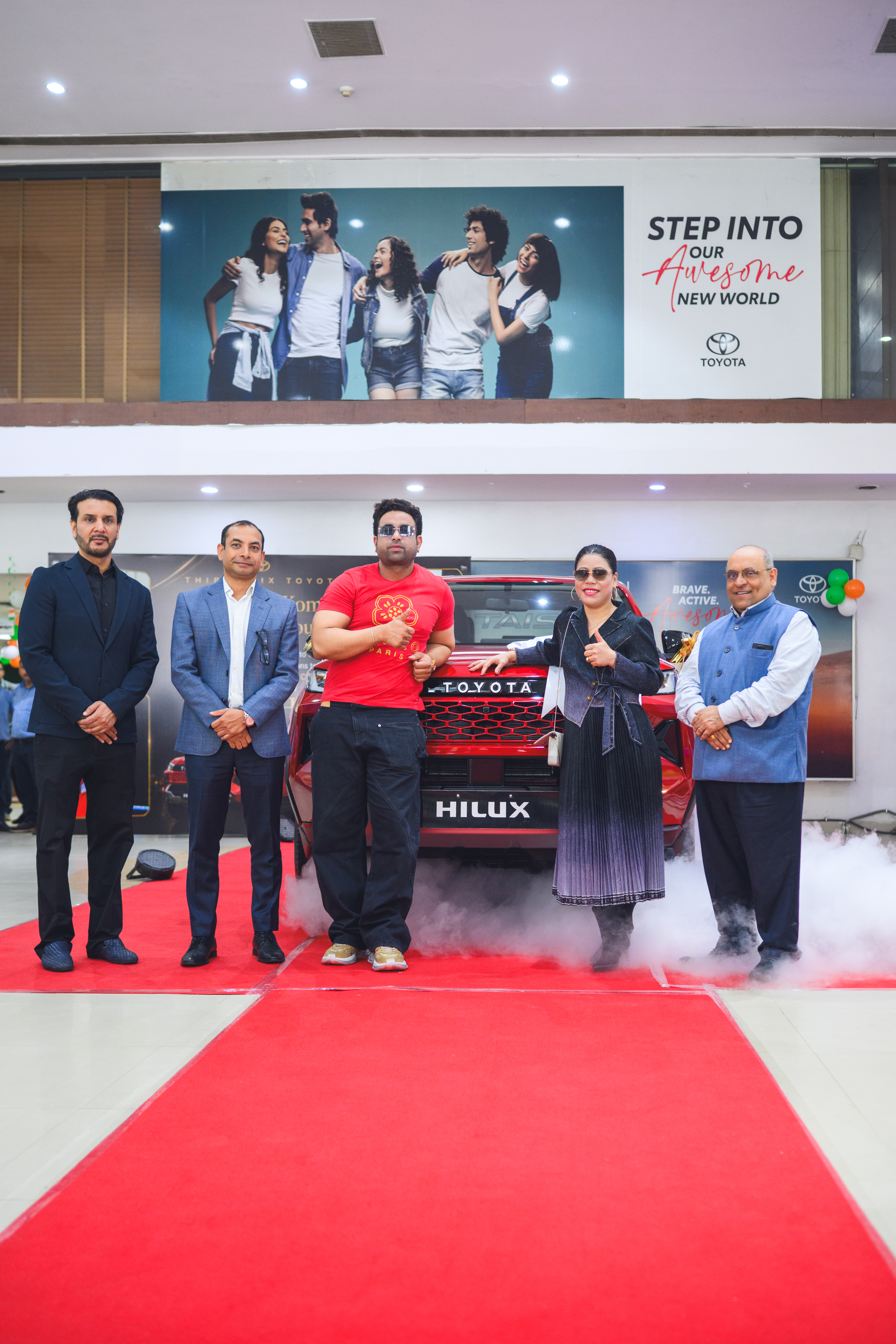Six-Time World Champion M. C. Mary Kom Drives Home the All-New 9th Generation Toyota Hilux in India