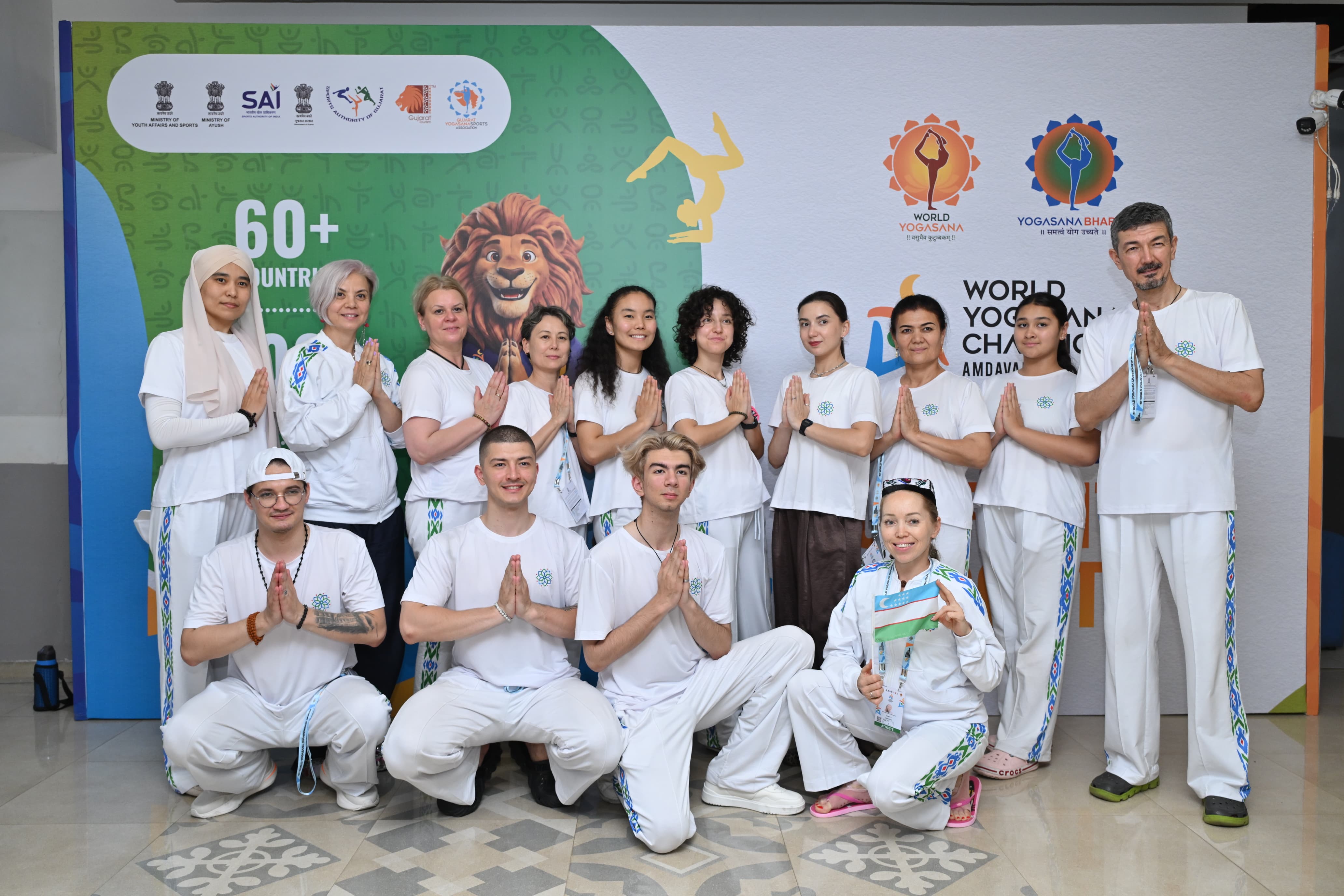 From Ashram to Arena over 400  Athletes from over 60 Nations Set to Make History at the Inaugural World Yogasana Championships in Amdavad