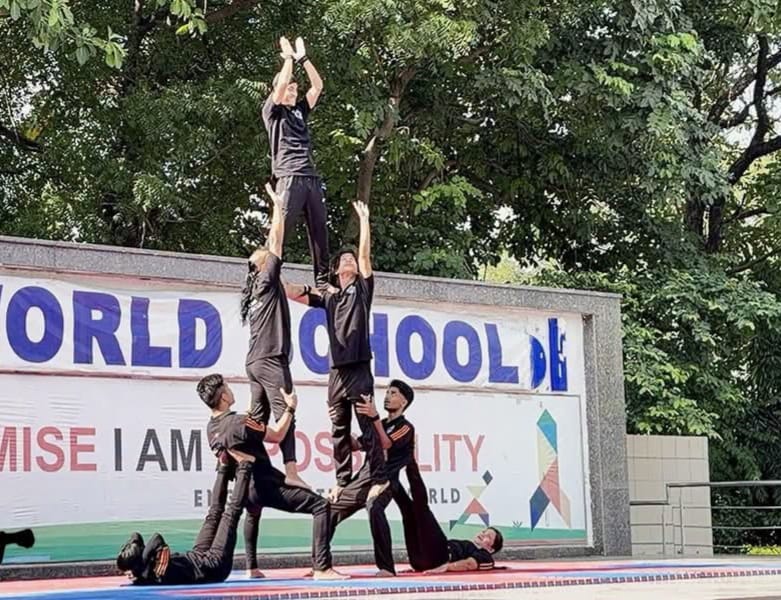 Bharatiya Martial Arts Showcase Held at KIIT World School