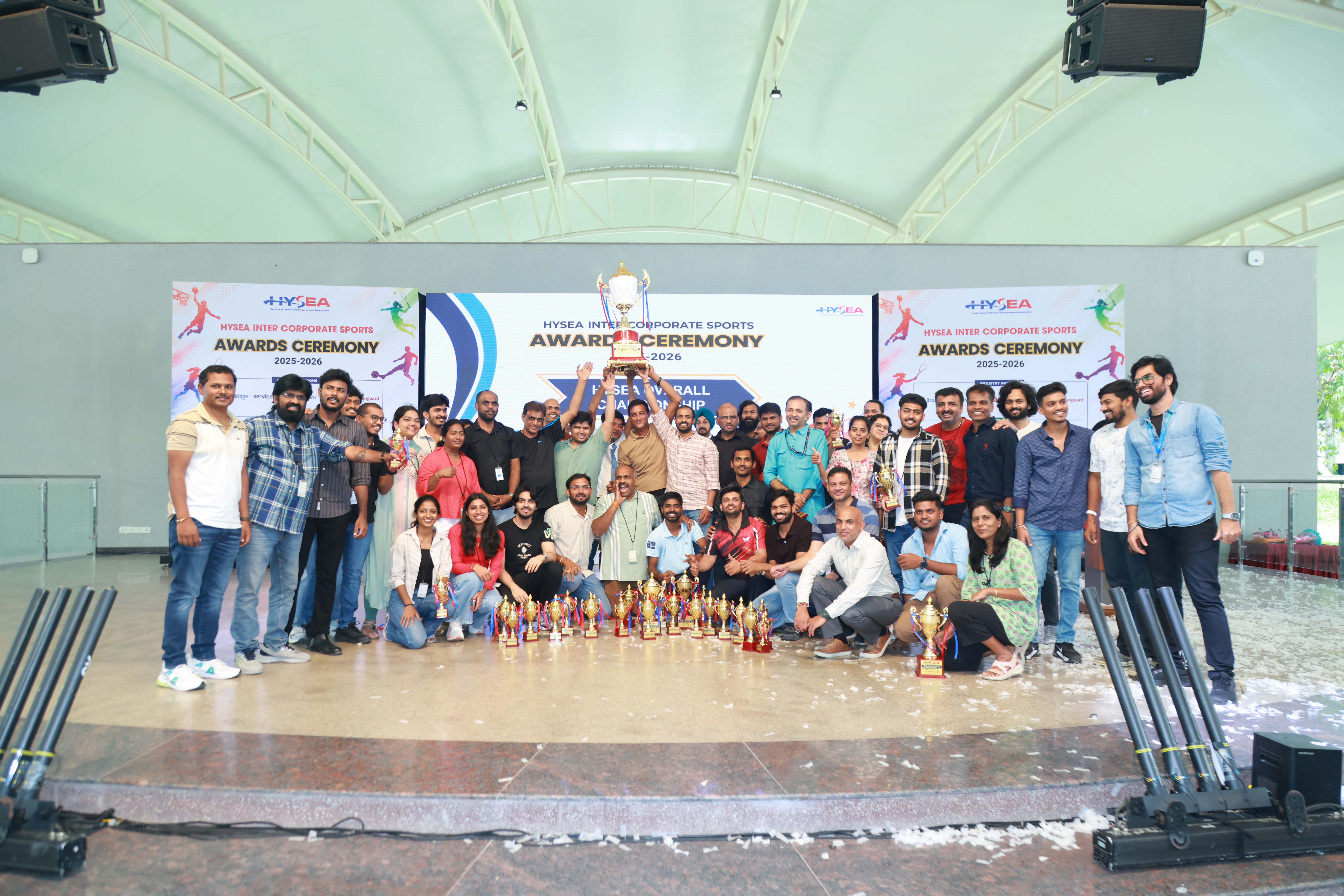 2,135 Techies. 270 Teams. 17 Sports. Hyderabad's Biggest Inter-Corporate Sporting Event.