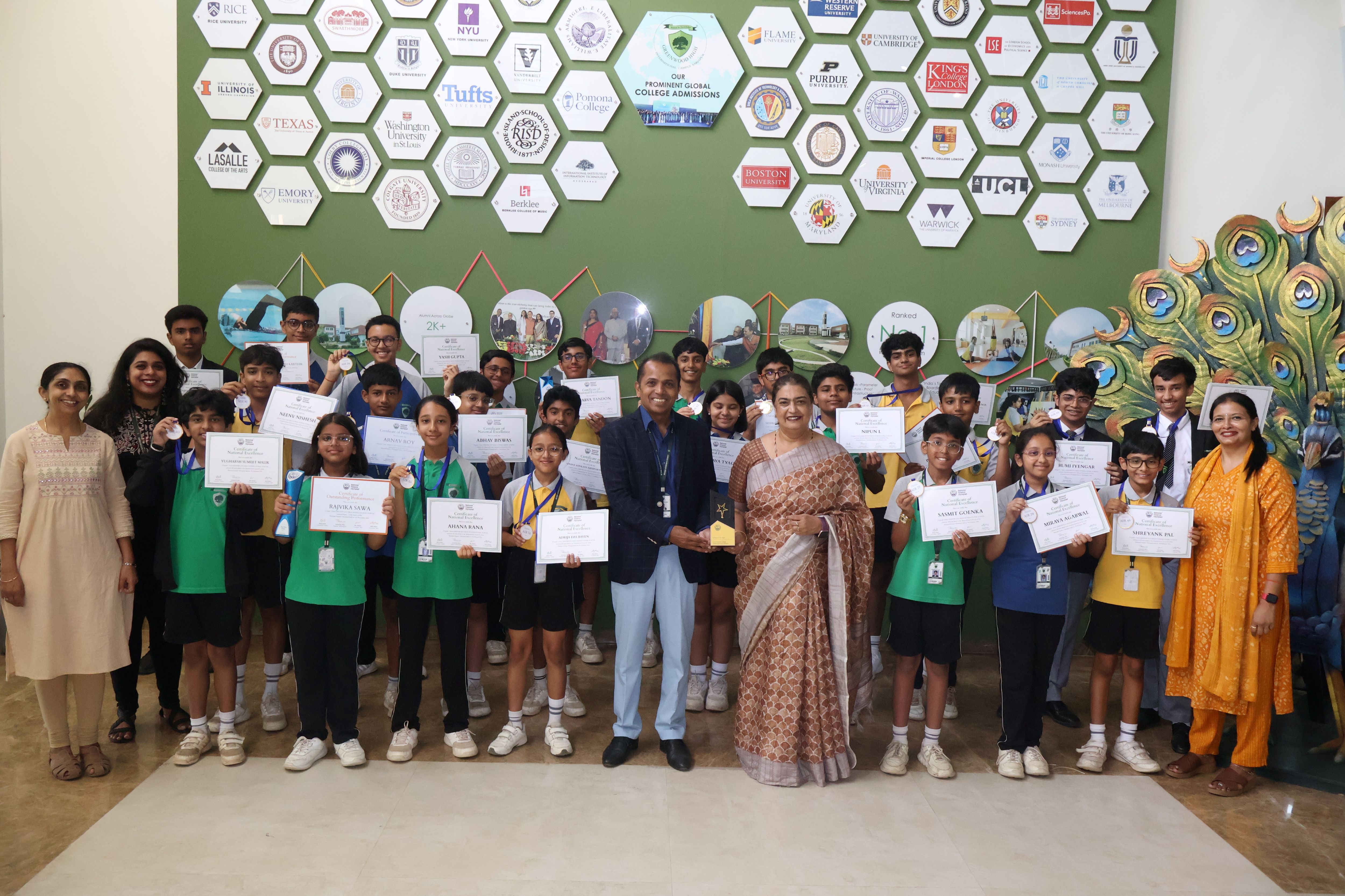 Greenwood High Student Rajvika Sawa Secures AIR 1 in National Finance Olympiad 2025&ndash;26