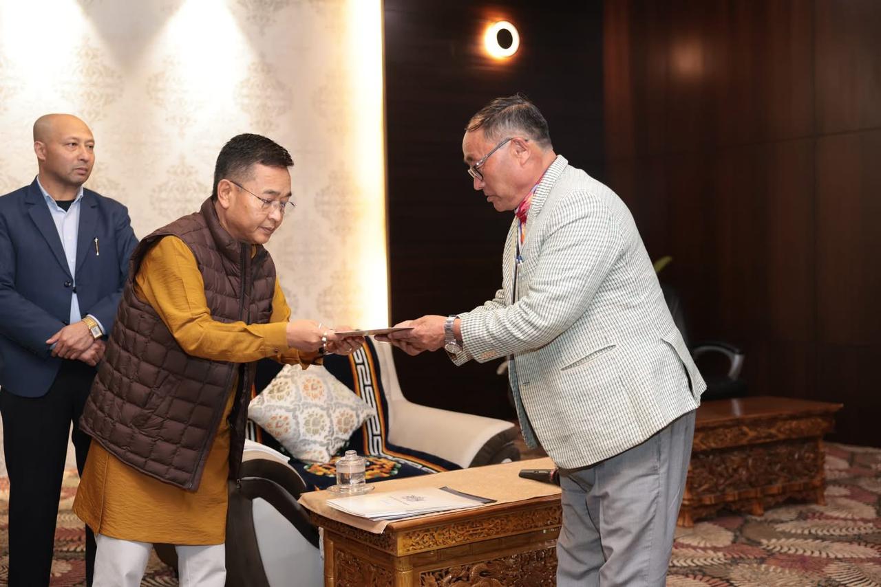 Chief Minister Prem Singh Tamang Distributed Sanction Orders for Disaster Mitigation Initiatives