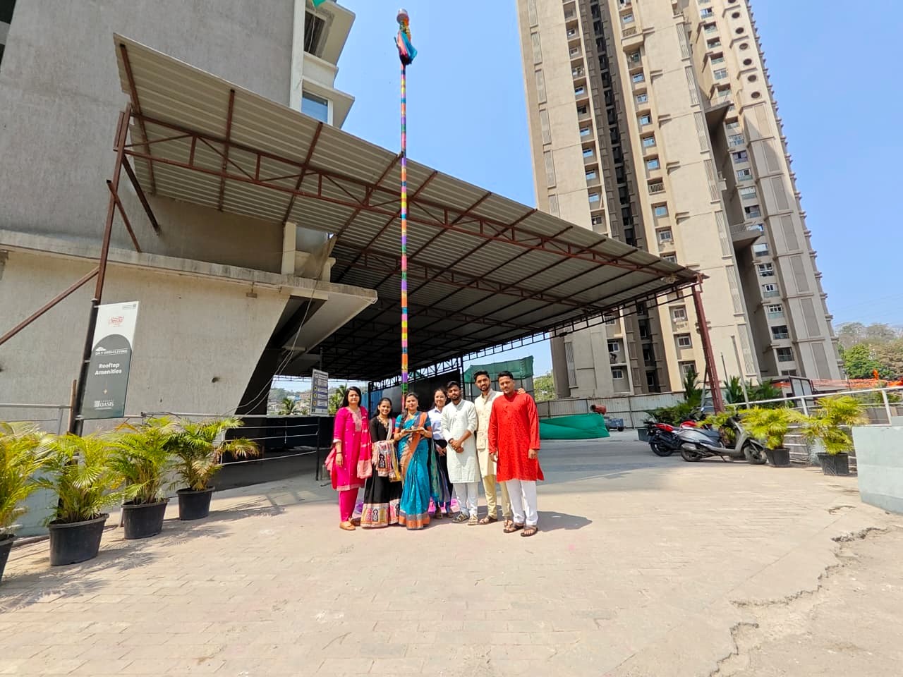 Srishti Group marks 35 Years with Tallest Gudi Installation at Srishti Oasis on GMLR One