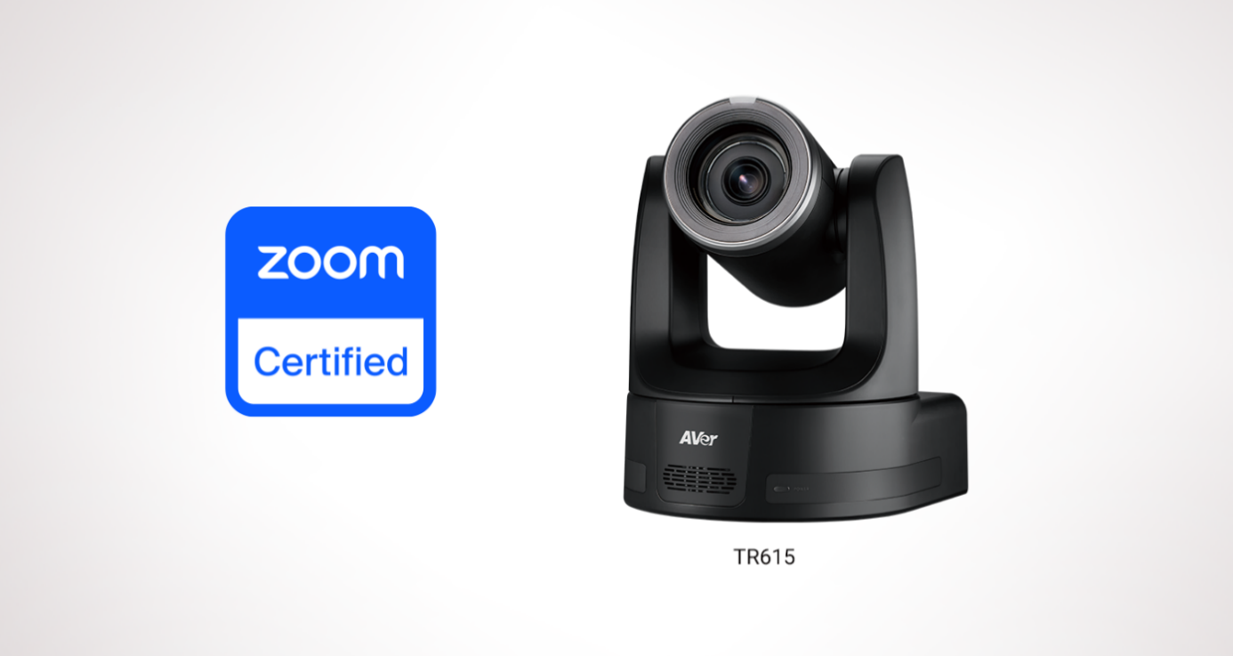 AVer&rsquo;s TR615 PTZ Camera Achieves Zoom Rooms Certification