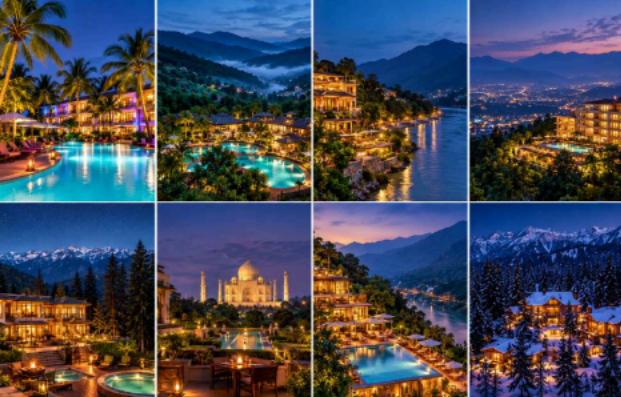 Exploring Listicle Opportunity || Scenic Night-View Stays: 6 Picturesque Hotels & Resorts to Unwind After Sunset