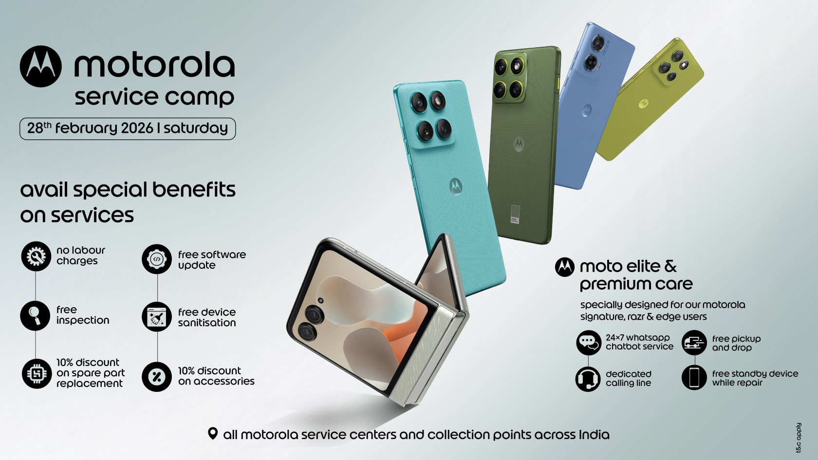 Motorola Launches Nationwide Monthly Service Connect Across all Service Touchpoints and Free Doorstep Service* to strengthen their After-Sales Support Ecosystem