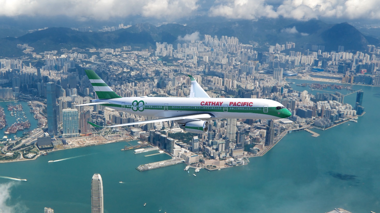 Cathay Pacific connects Hong Kong and Seattle with a five-times-weekly direct service