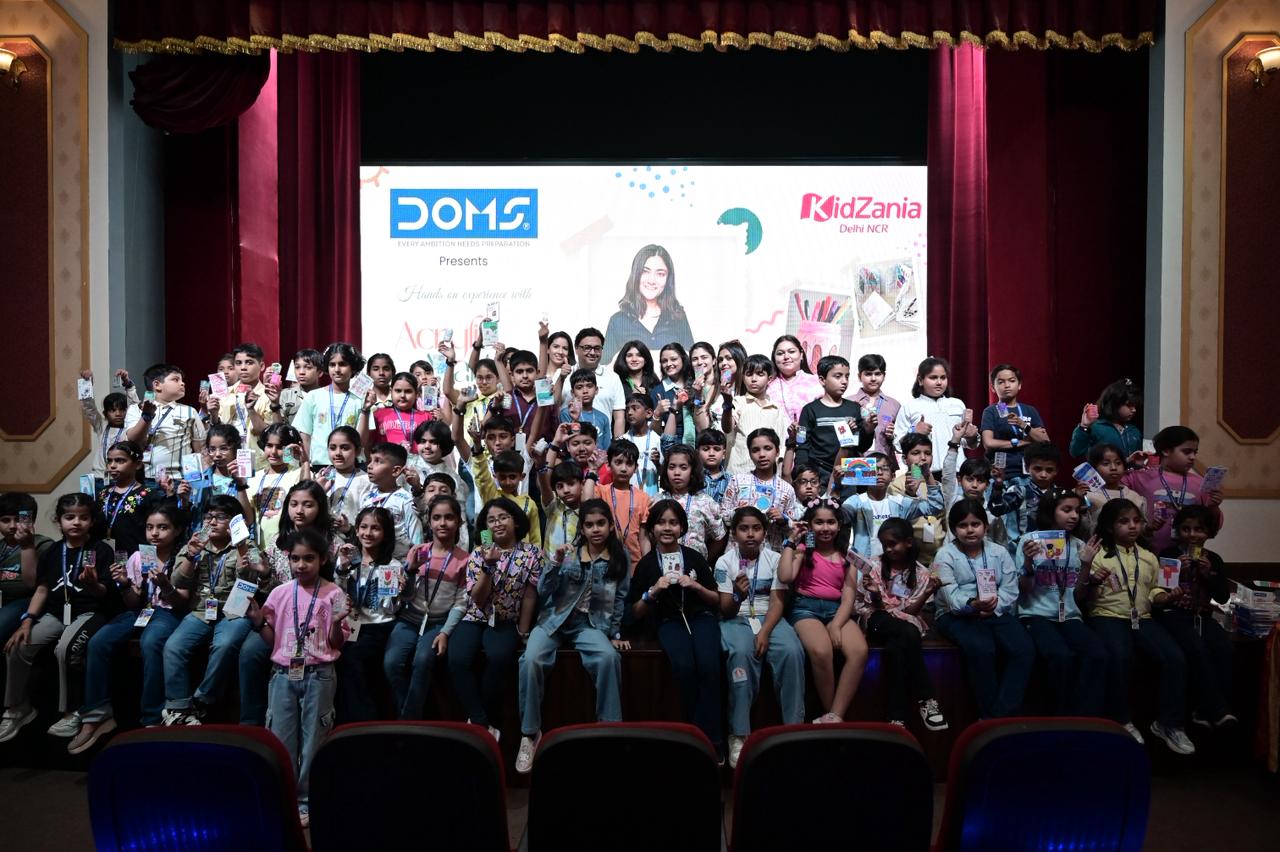 DOMS Turns KidZania Delhi NCR into a Live Creative Lab for Young Artists